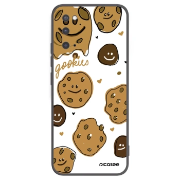 Picasee Μαύρη θήκη σιλικόνης για Samsung Galaxy S20 G980F - Gookies