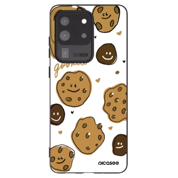 Picasee Μαύρη θήκη σιλικόνης για Samsung Galaxy S20 Ultra 5G G988F - Gookies