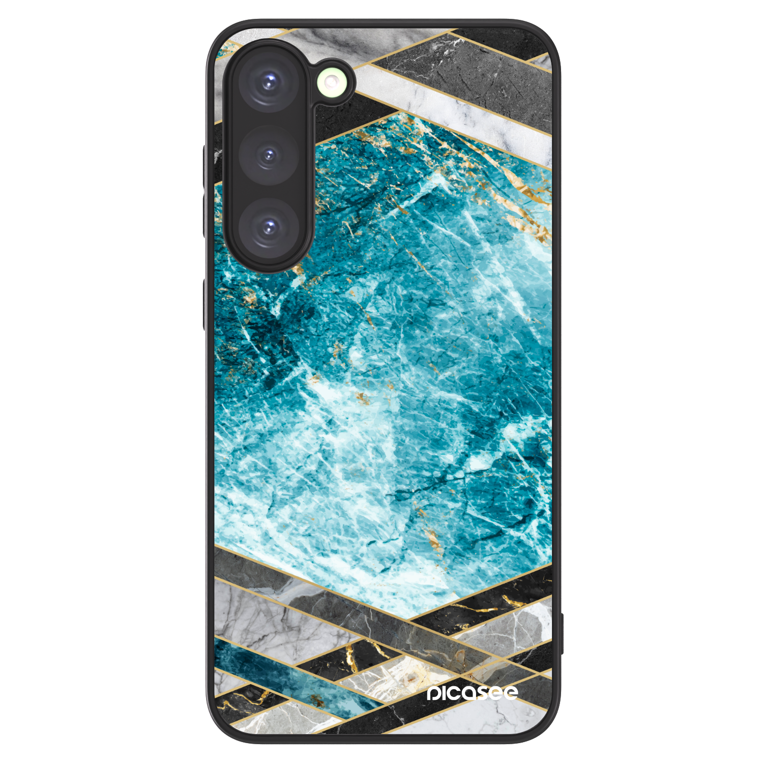 Picasee ULTIMATE CASE για Samsung Galaxy S23+ 5G - Blue geometry