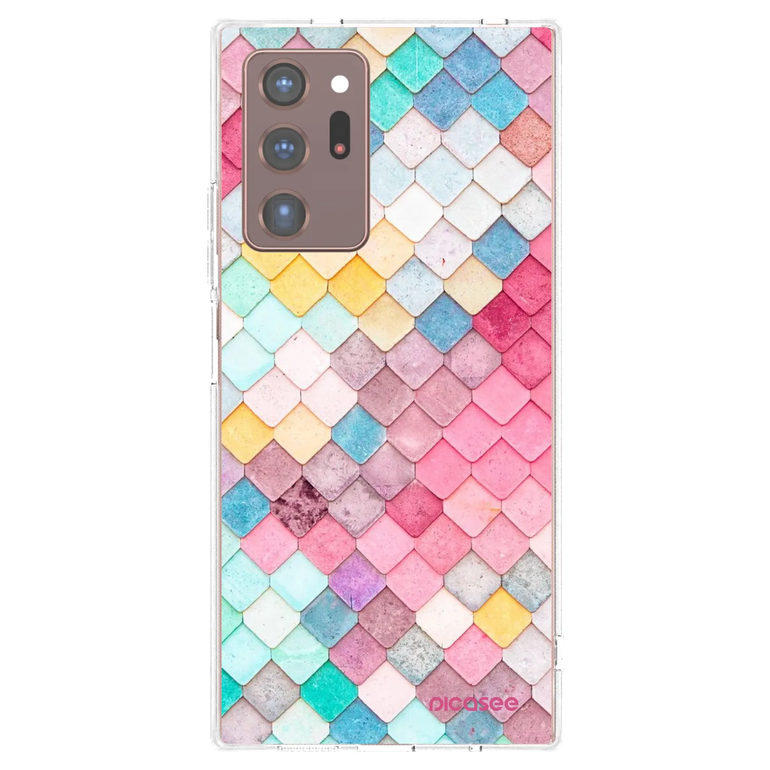 Picasee διαφανής θήκη σιλικόνης Samsung Galaxy Note 20 Ultra - Colorful roof