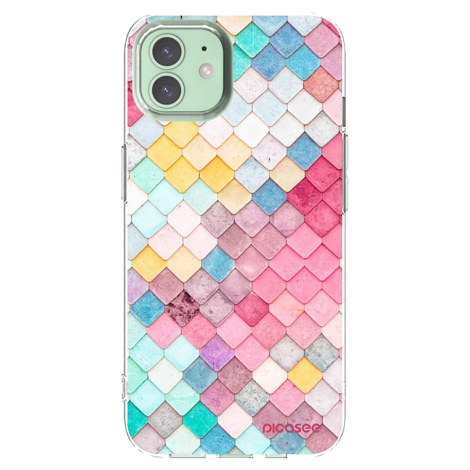 Picasee διαφανής θήκη σιλικόνης Apple iPhone 12 Pro - Colorful roof