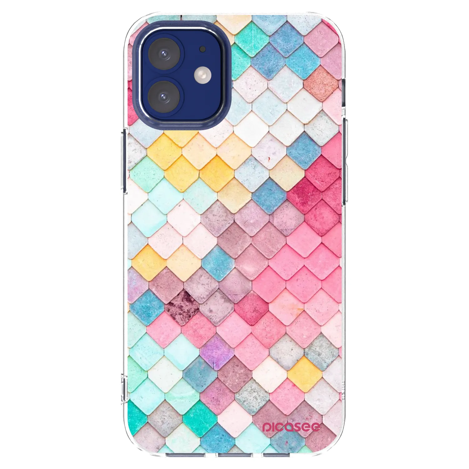 Picasee διαφανής θήκη σιλικόνης Apple iPhone 12 mini - Colorful roof