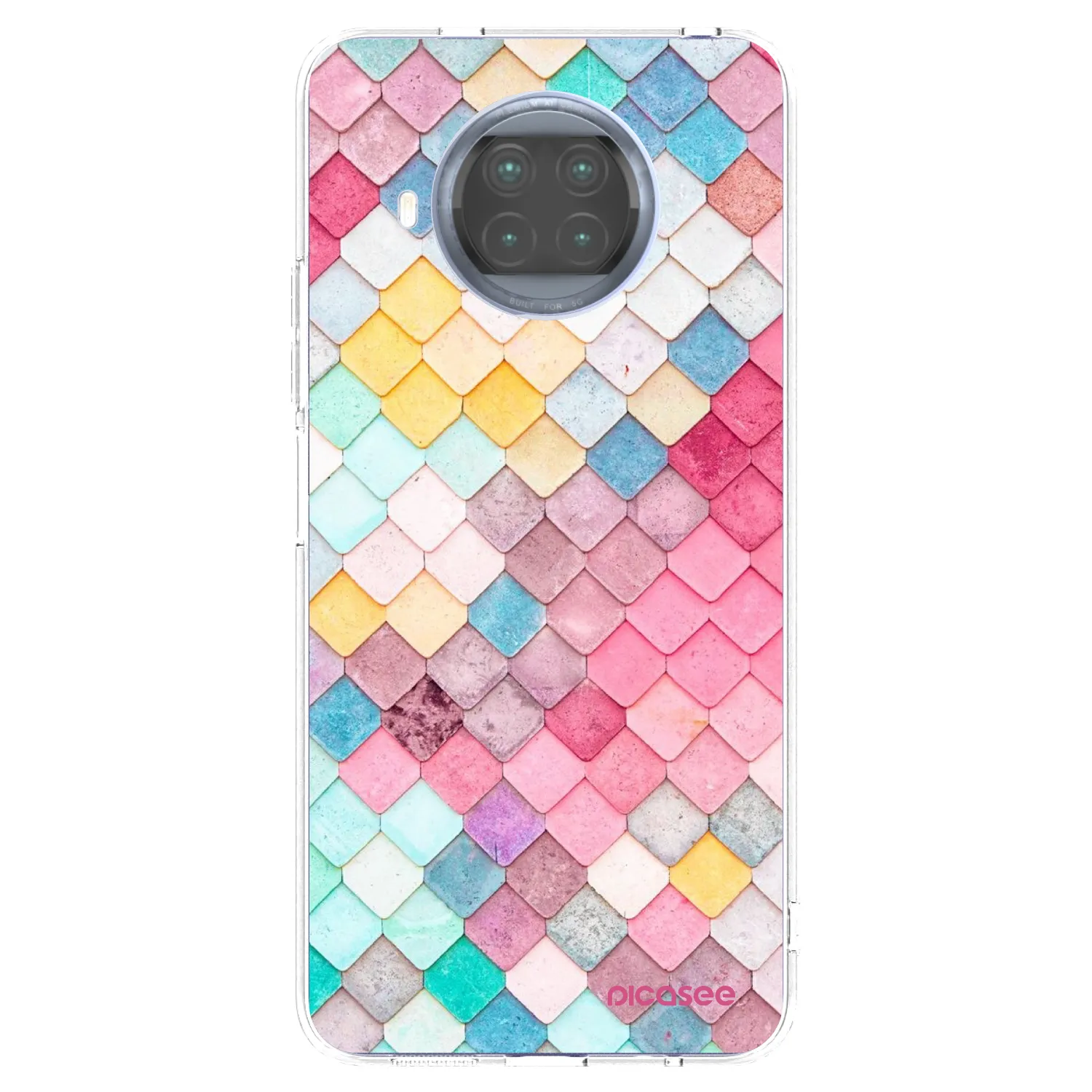 Picasee διαφανής θήκη σιλικόνης Xiaomi Mi 10T Lite - Colorful roof