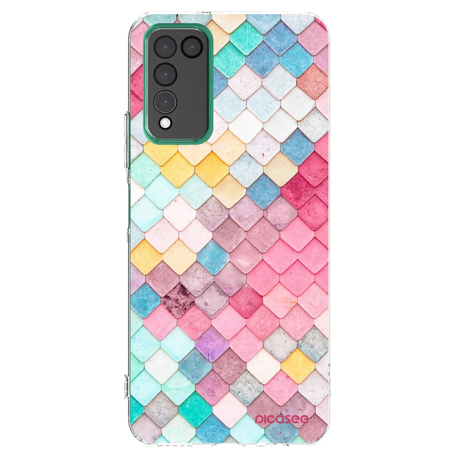 Picasee διαφανής θήκη σιλικόνης Honor 10X Lite - Colorful roof