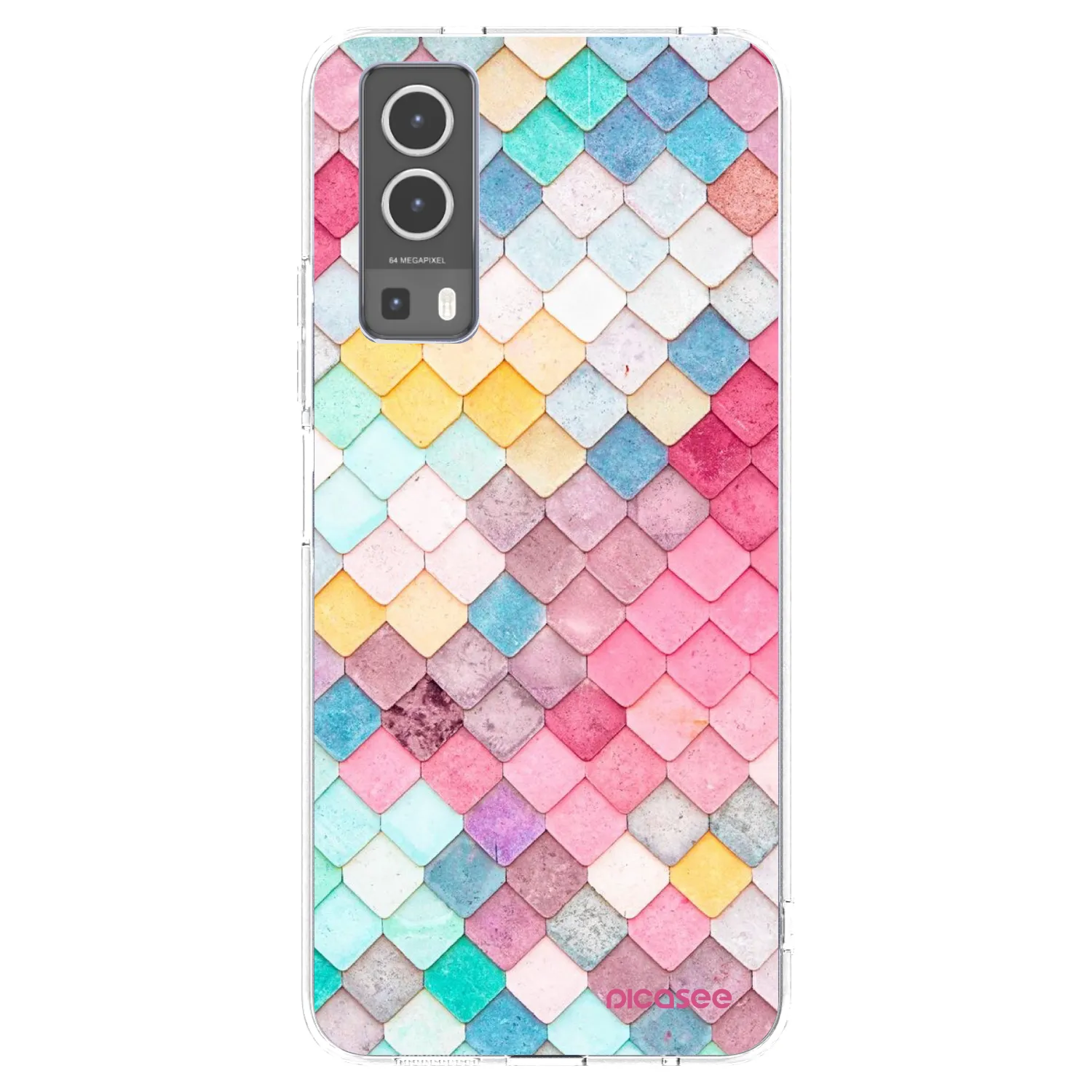 Picasee διαφανής θήκη σιλικόνης Vivo Y72 5G - Colorful roof
