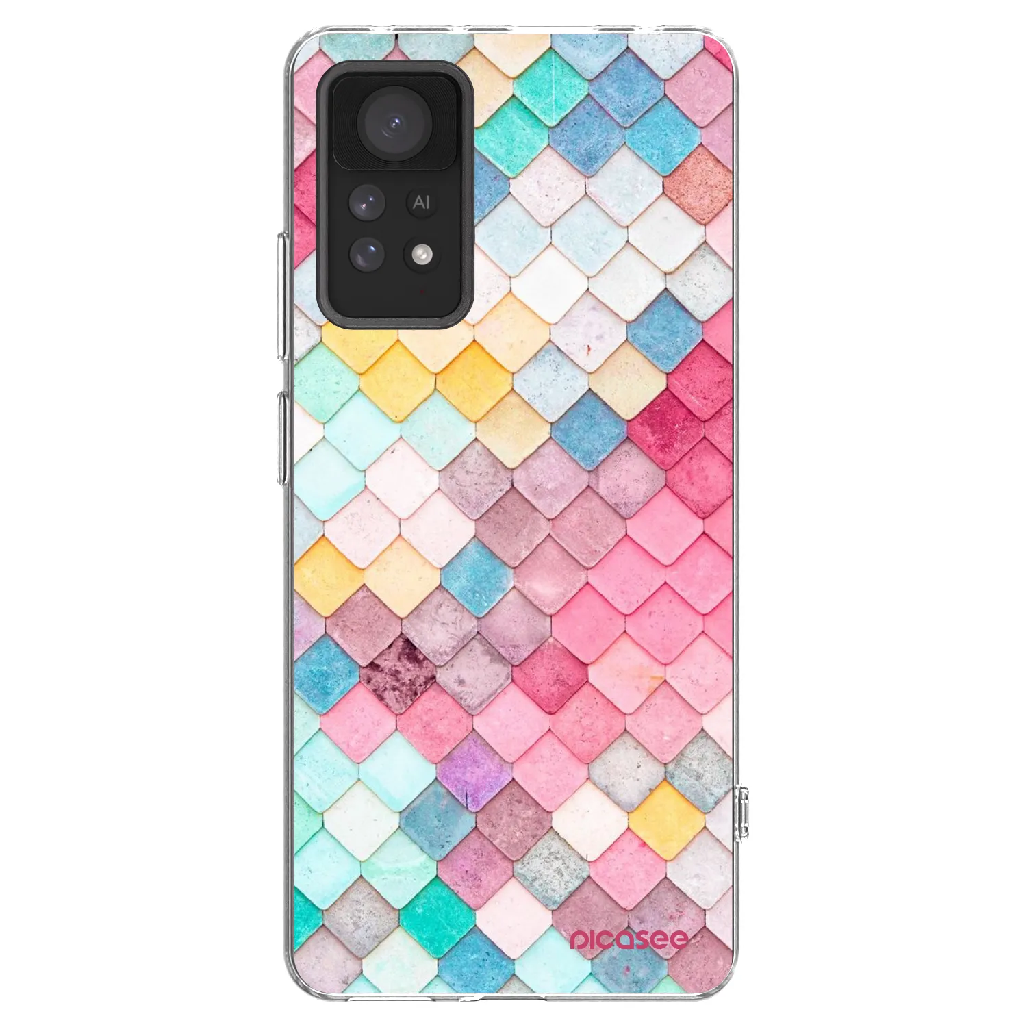Picasee διαφανής θήκη σιλικόνης Xiaomi Redmi Note 11 Pro 5G - Colorful roof