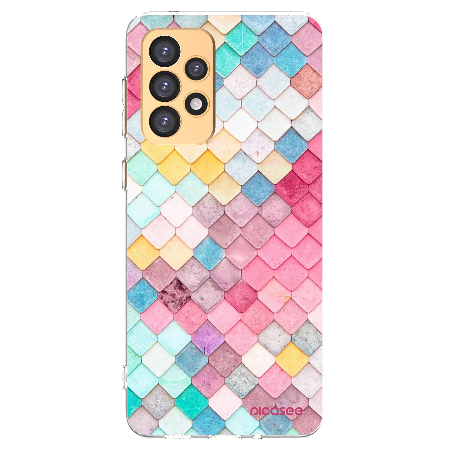Picasee διαφανής θήκη σιλικόνης Samsung Galaxy A33 5G A336 - Colorful roof