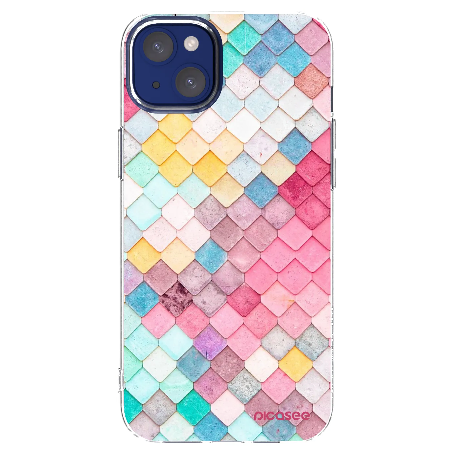 Picasee διαφανής θήκη σιλικόνης Apple iPhone 14 Plus - Colorful roof