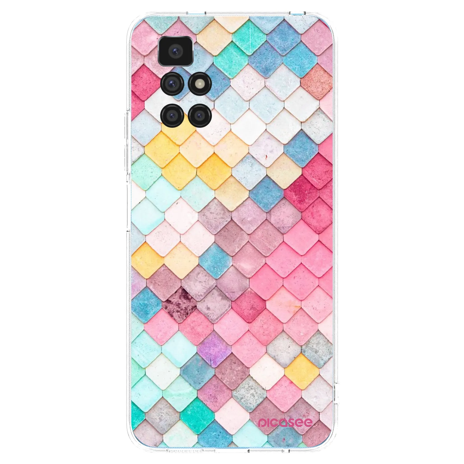 Picasee διαφανής θήκη σιλικόνης Xiaomi Redmi 10 (2022) - Colorful roof