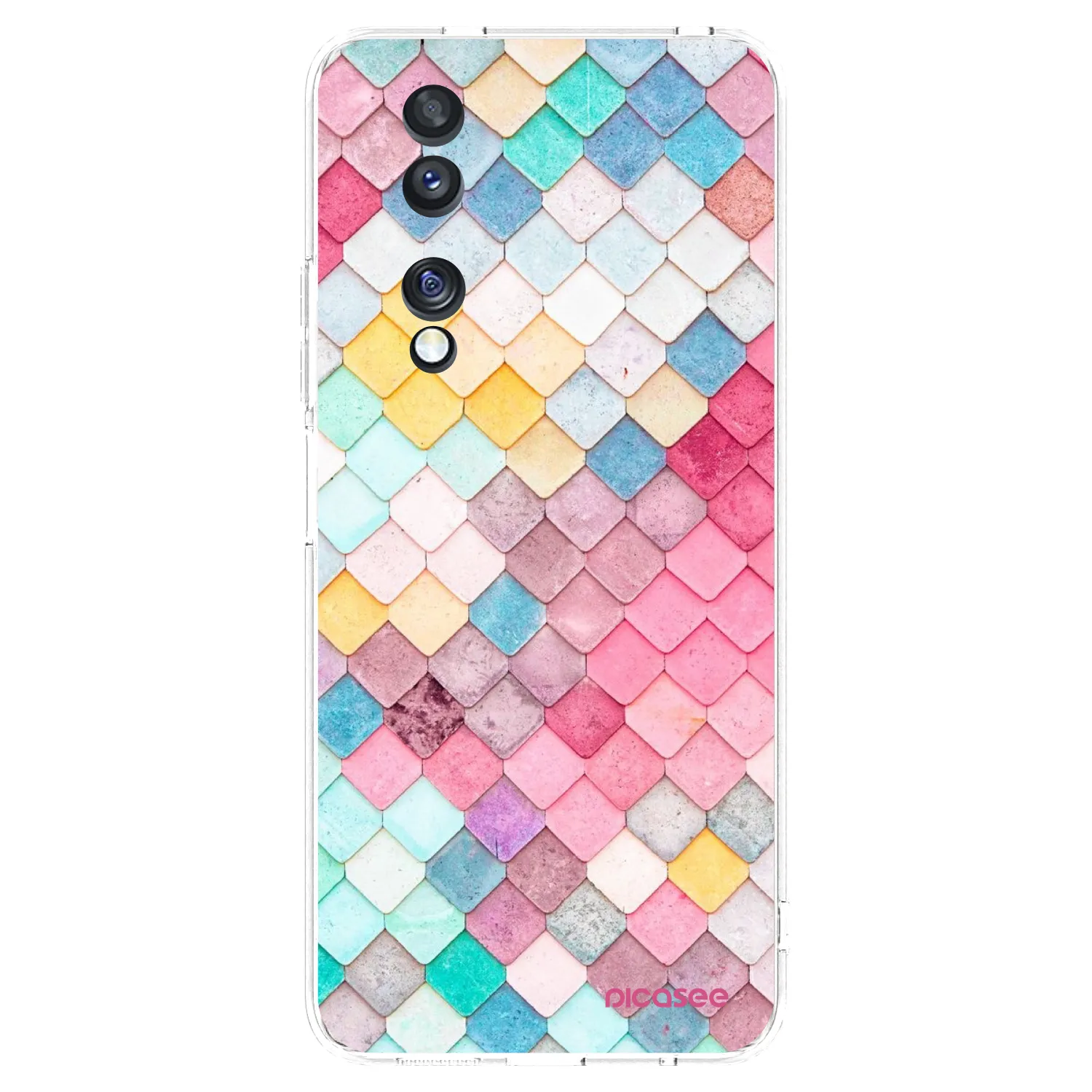 Picasee διαφανής θήκη σιλικόνης Honor 70 - Colorful roof