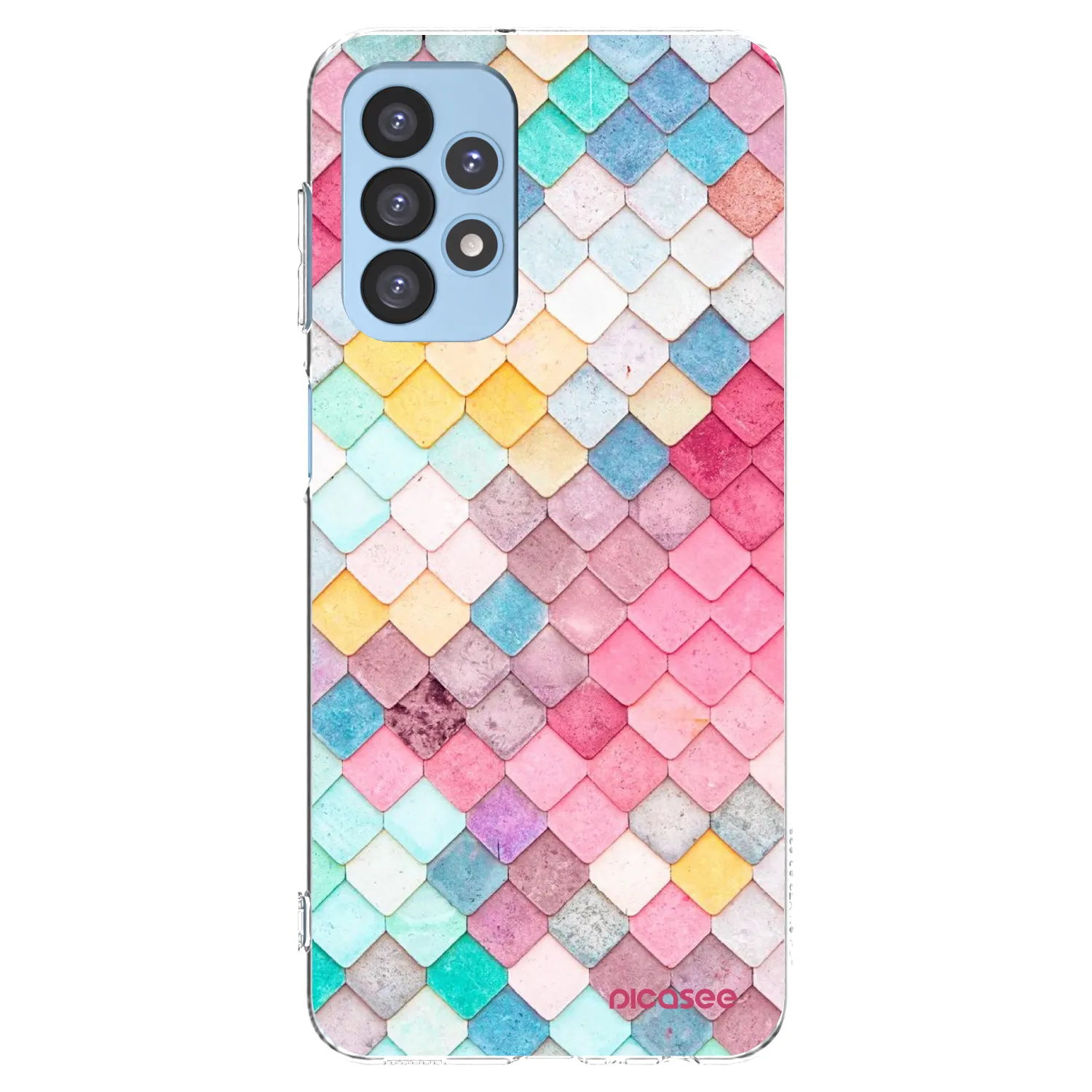 Picasee διαφανής θήκη σιλικόνης Samsung Galaxy A23 A235F 4G - Colorful roof