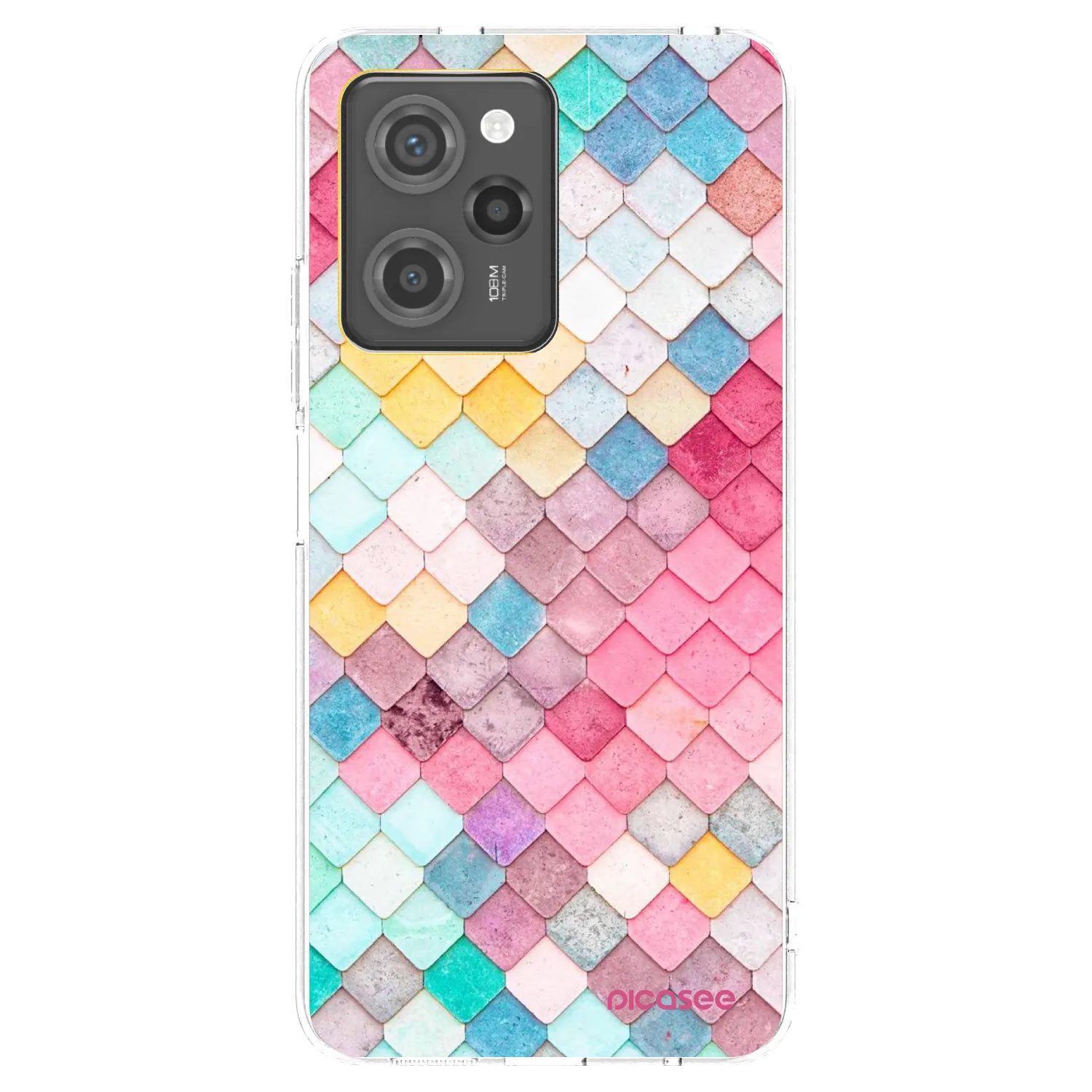 Picasee διαφανής θήκη σιλικόνης Xiaomi Poco X5 Pro - Colorful roof