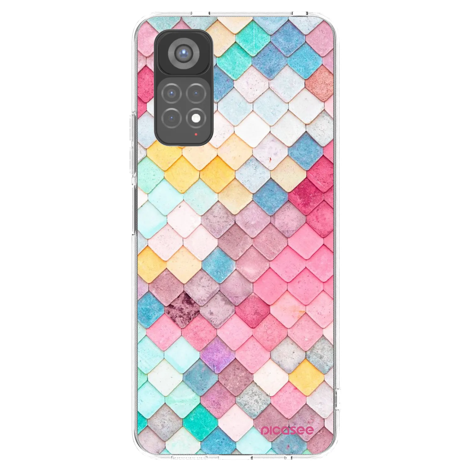 Picasee διαφανής θήκη σιλικόνης Xiaomi Redmi Note 11S 5G - Colorful roof