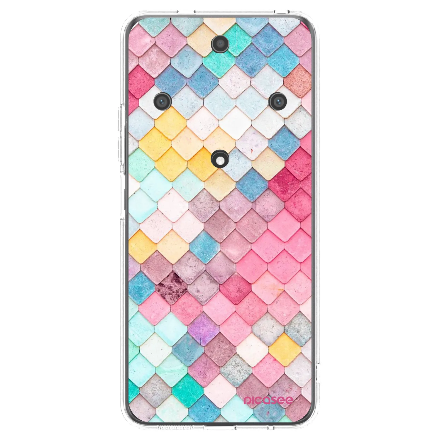 Picasee διαφανής θήκη σιλικόνης Honor Magic5 Lite 5G - Colorful roof
