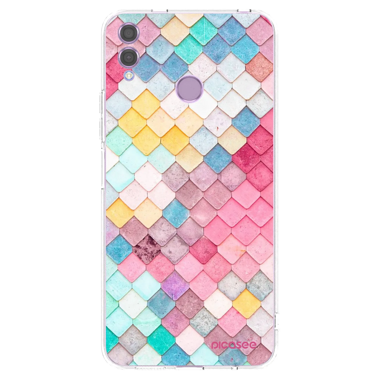 Picasee διαφανής θήκη σιλικόνης Honor 8X - Colorful roof