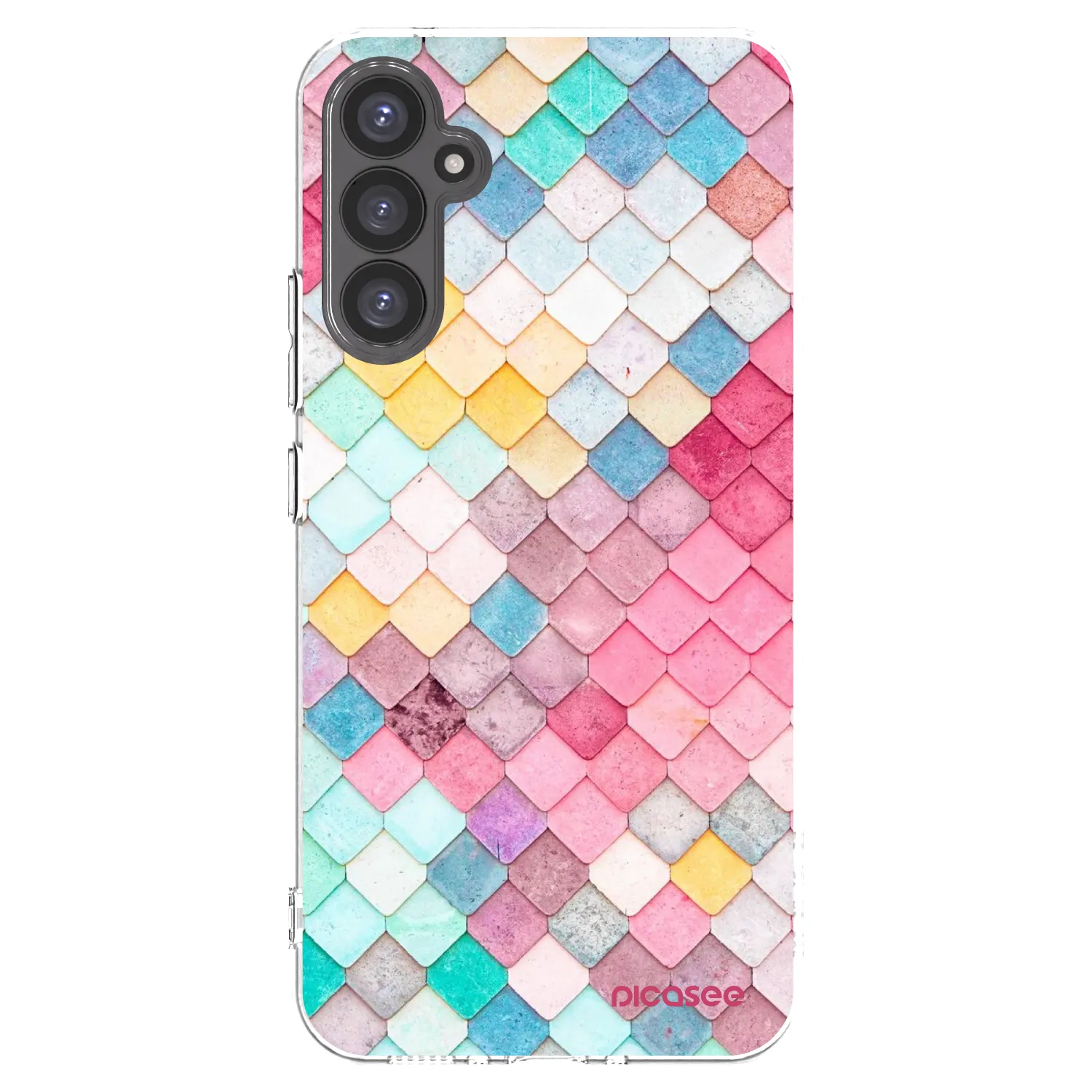 Picasee διαφανής θήκη σιλικόνης Samsung Galaxy A34 5G A346B - Colorful roof