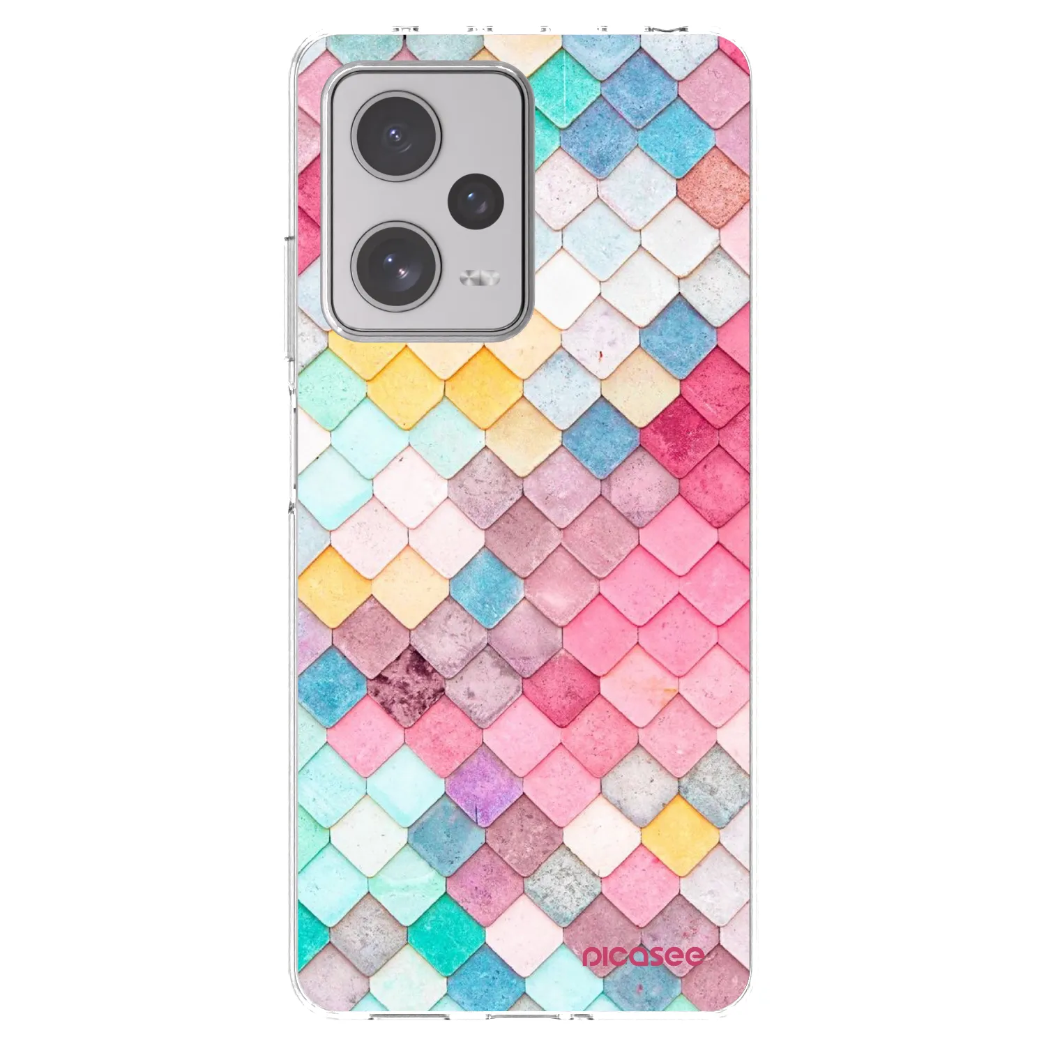 Picasee διαφανής θήκη σιλικόνης Xiaomi Redmi Note 12 Pro+ 5G - Colorful roof