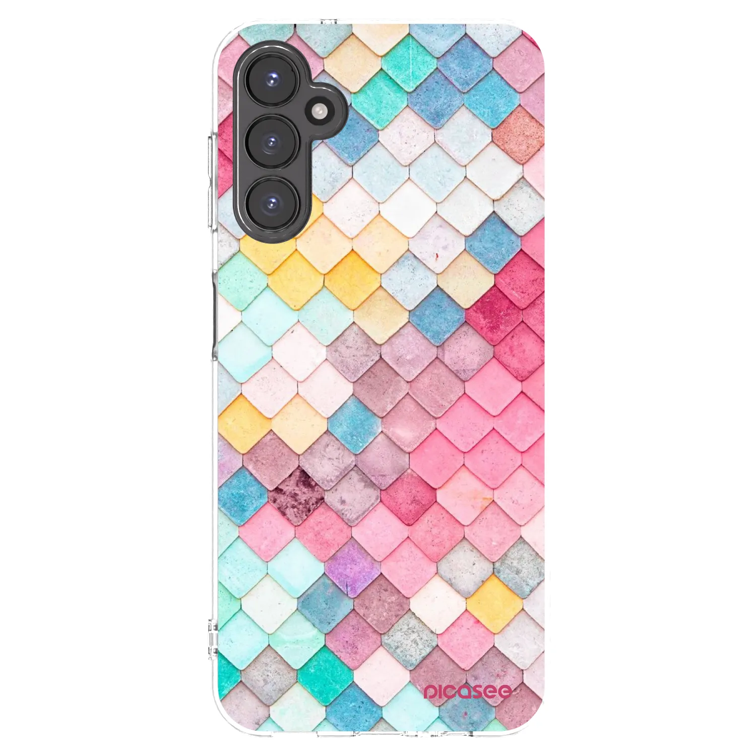 Picasee διαφανής θήκη σιλικόνης Samsung Galaxy A14 5G A146P - Colorful roof