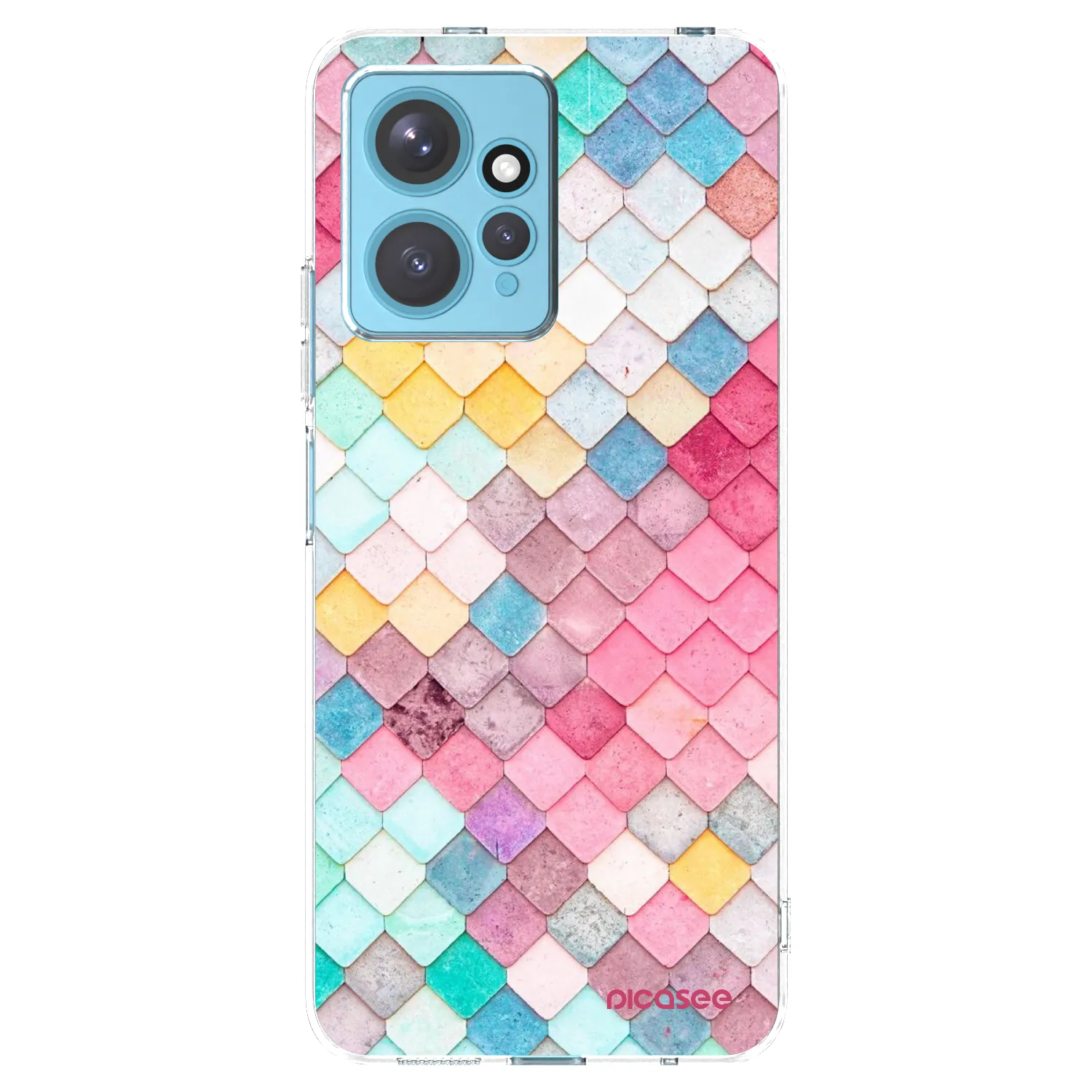 Picasee διαφανής θήκη σιλικόνης Xiaomi Redmi Note 12 4G - Colorful roof