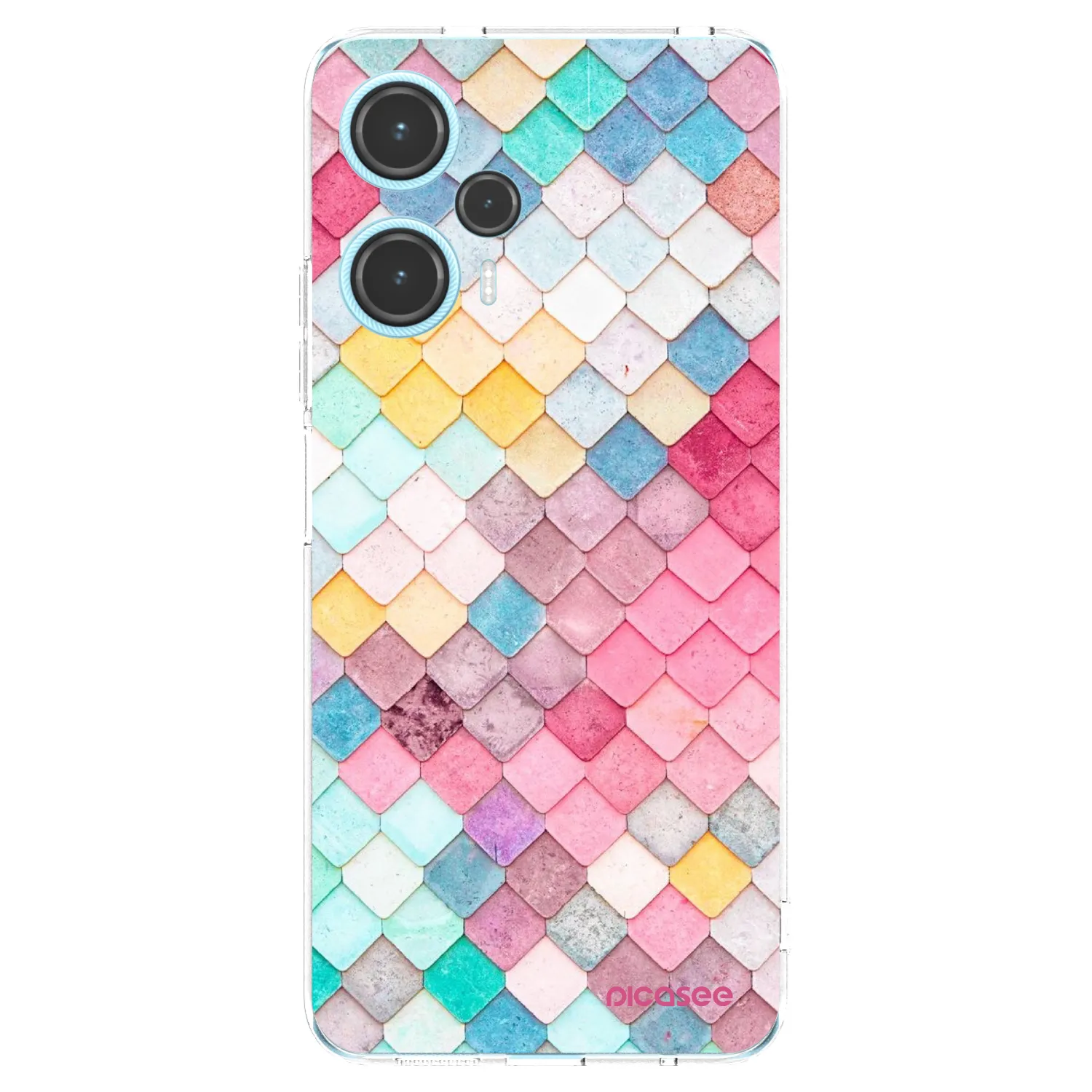 Picasee διαφανής θήκη σιλικόνης Xiaomi Poco F5 - Colorful roof