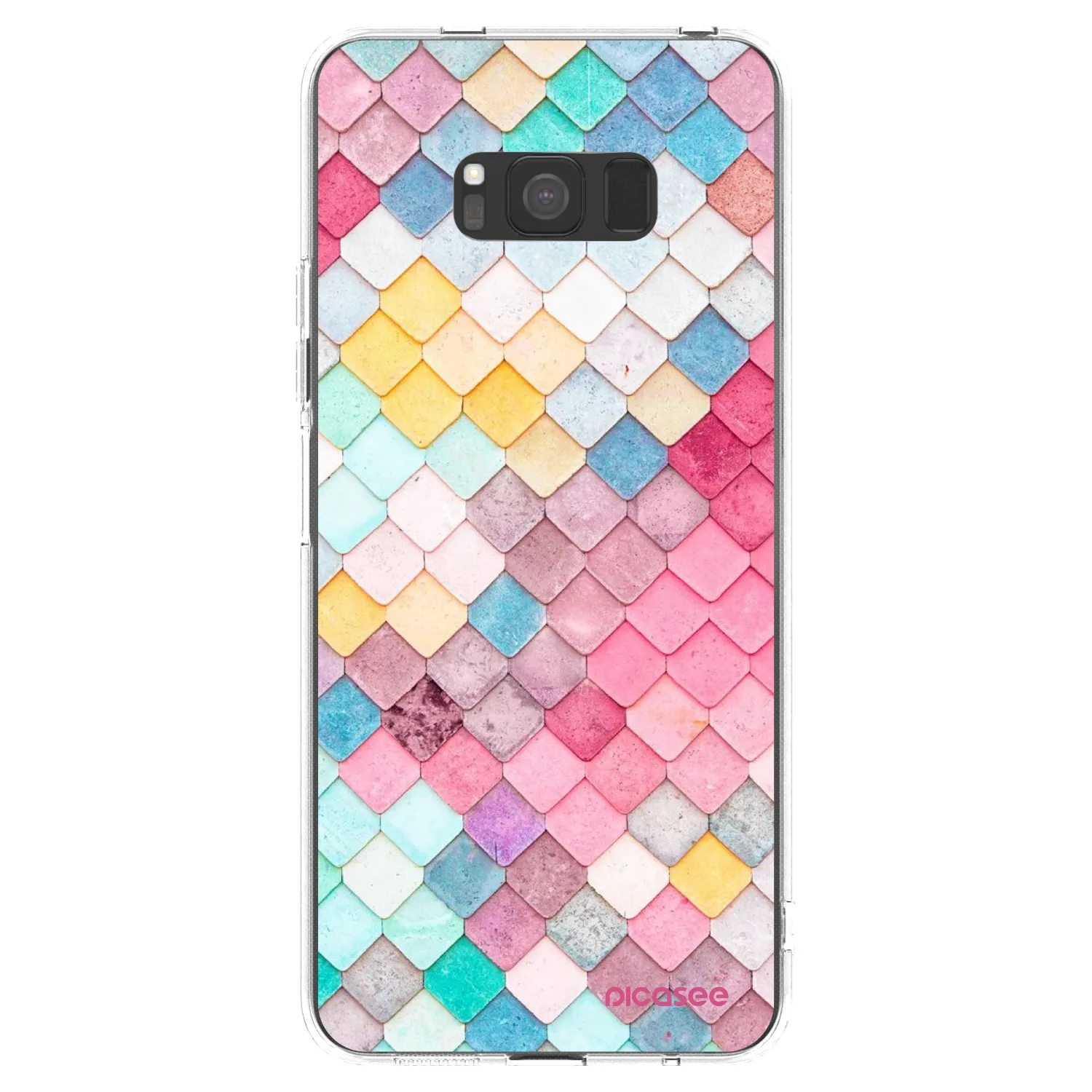 Picasee διαφανής θήκη σιλικόνης Samsung Galaxy S8 G950F - Colorful roof