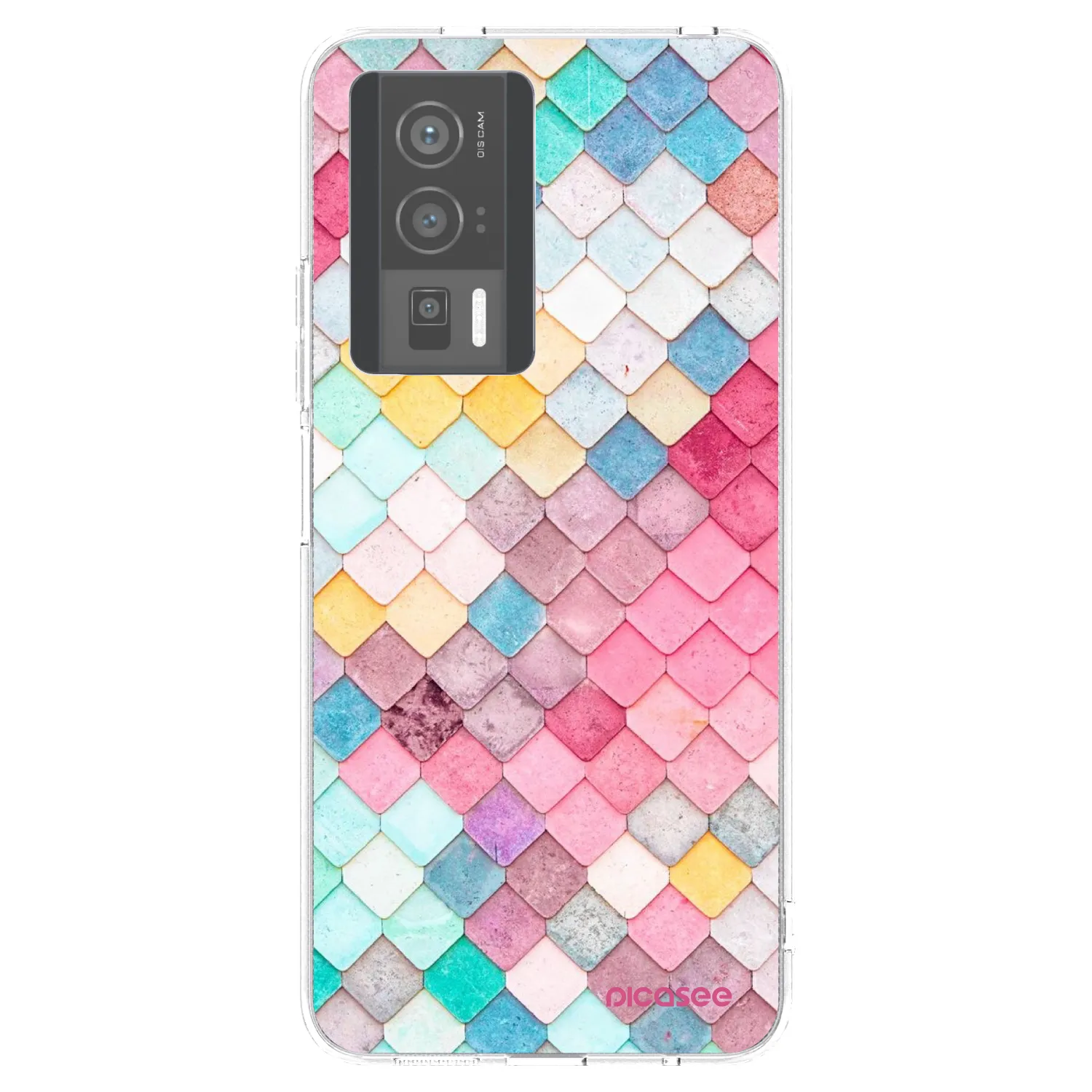 Picasee διαφανής θήκη σιλικόνης Xiaomi Poco F5 Pro 5G - Colorful roof