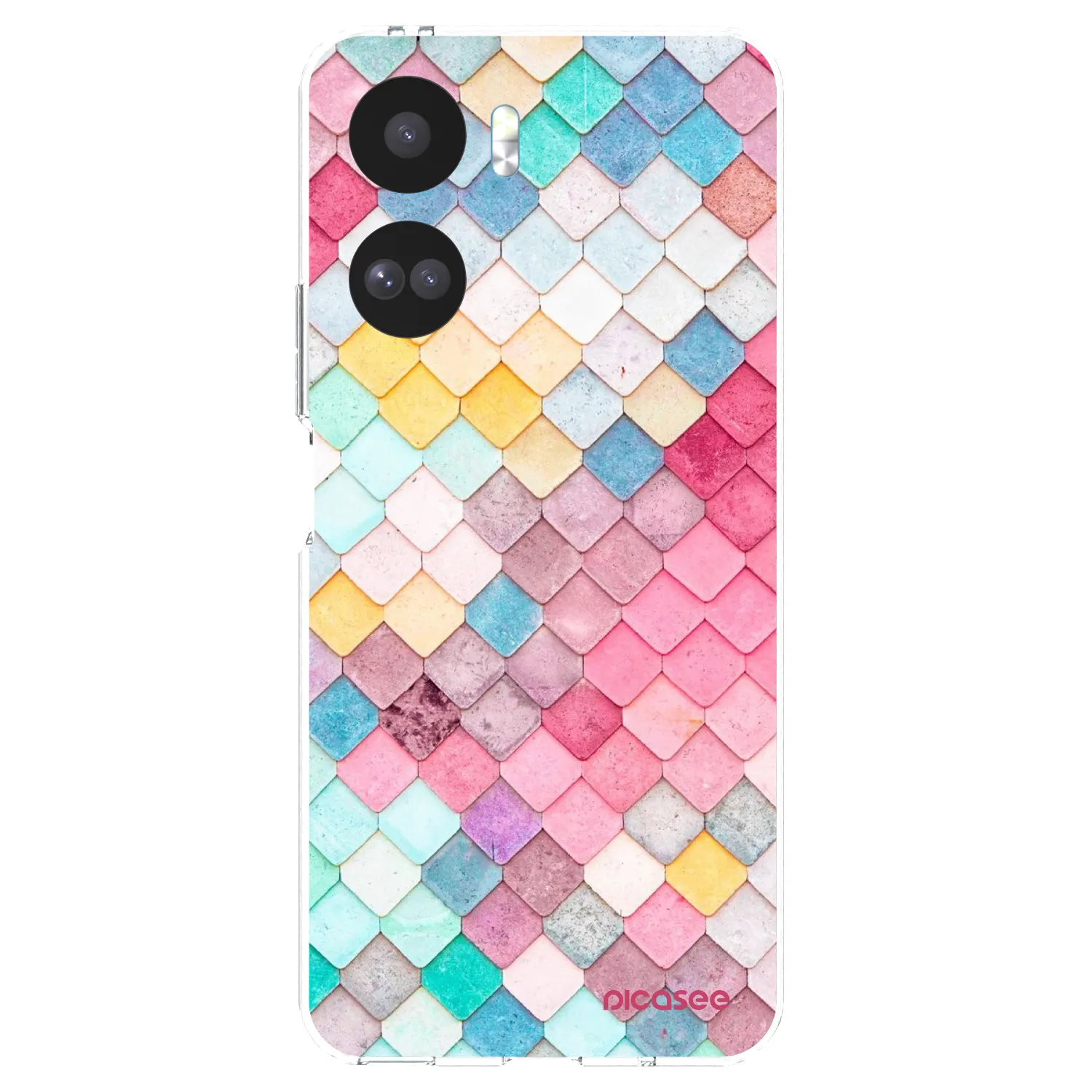 Picasee διαφανής θήκη σιλικόνης Honor 90 Lite 5G - Colorful roof
