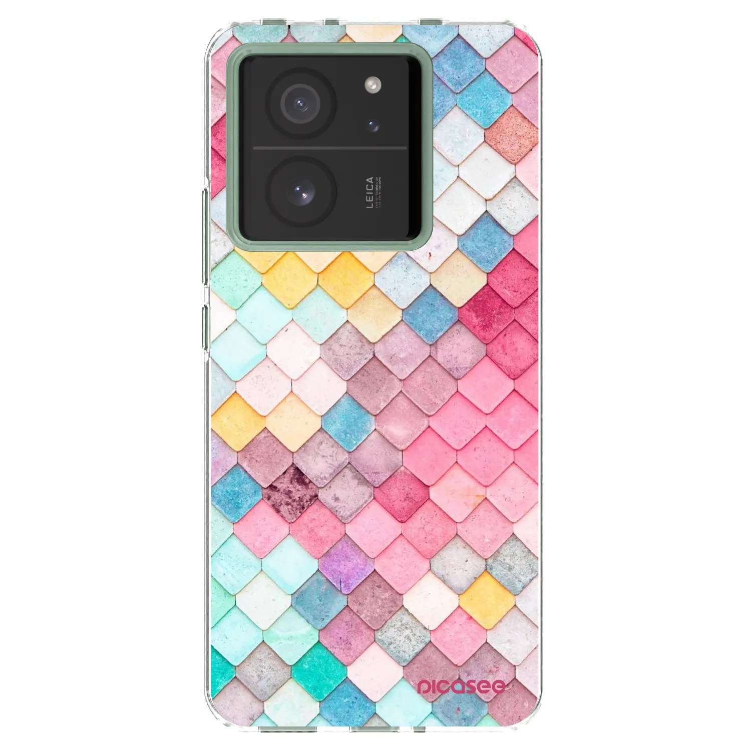 Picasee διαφανής θήκη σιλικόνης Xiaomi 13T Pro - Colorful roof