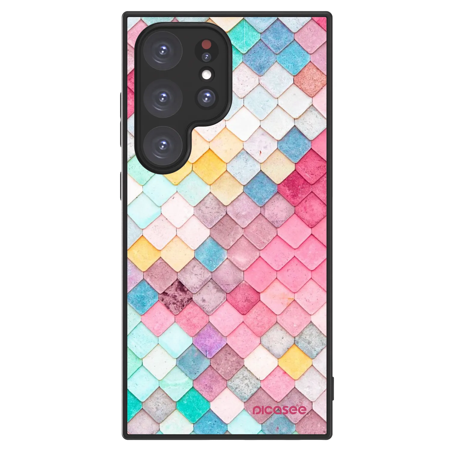 Picasee ULTIMATE CASE PowerShare για Samsung Galaxy S24 Ultra S928B 5G - Colorful roof