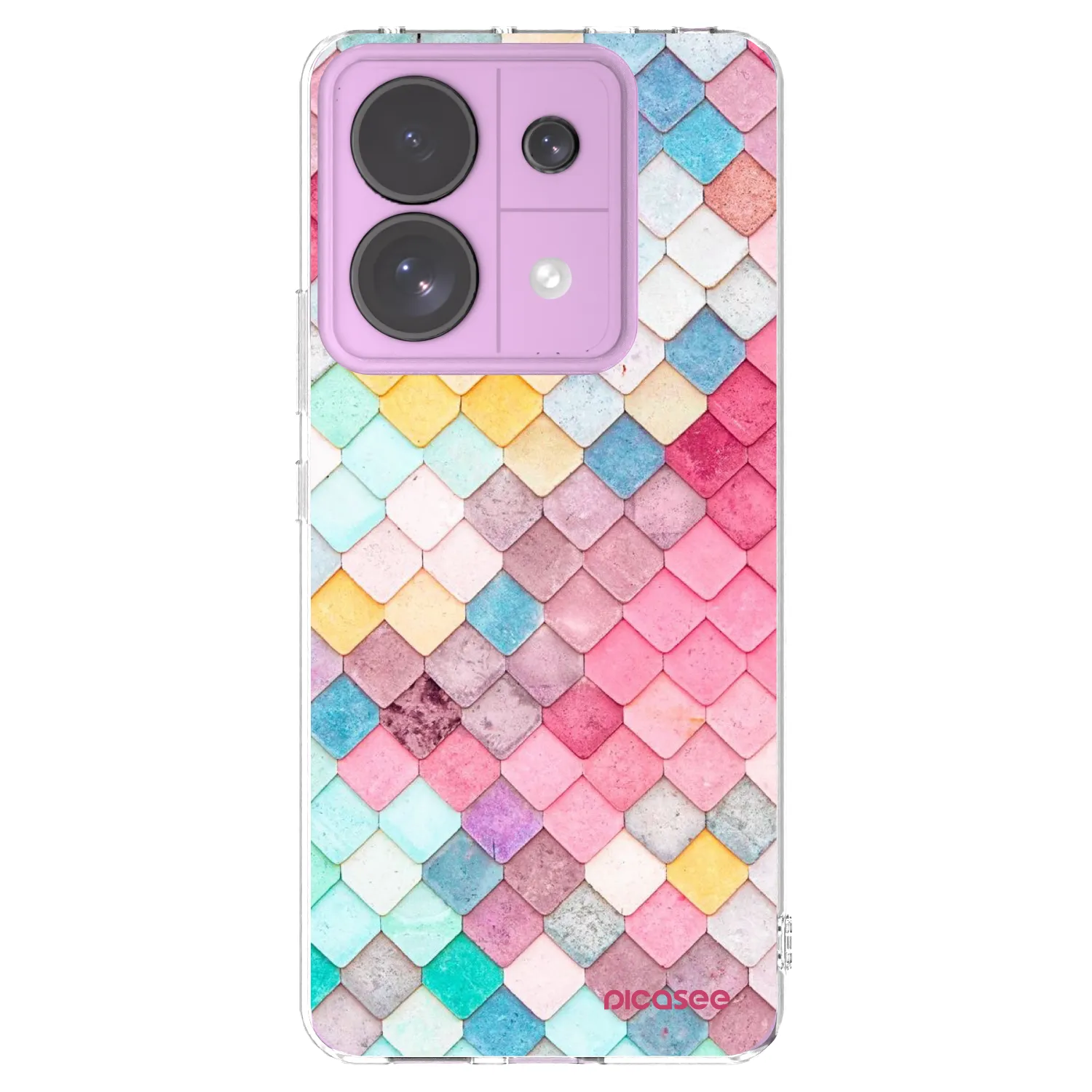 Picasee διαφανής θήκη σιλικόνης Xiaomi Redmi Note 13 Pro 5G - Colorful roof