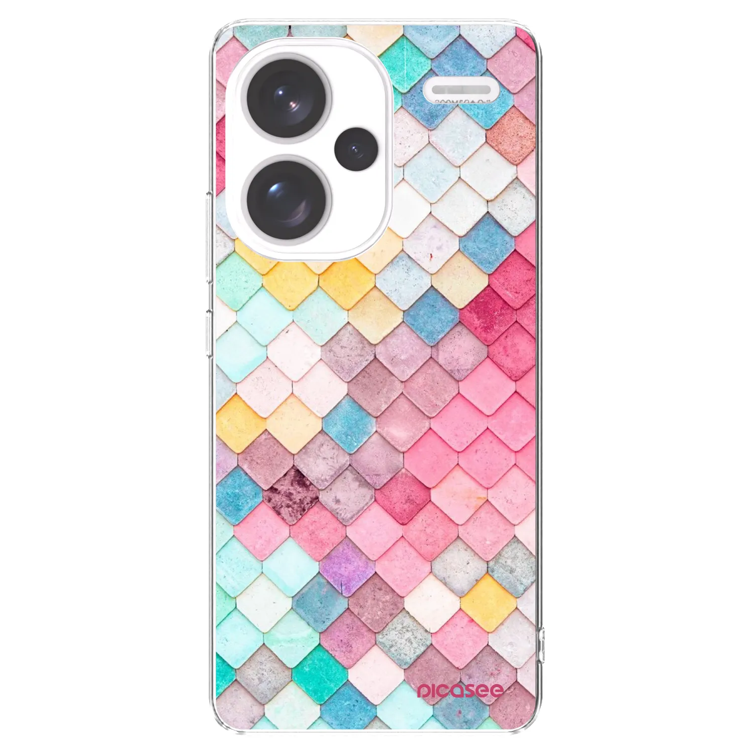 Picasee διαφανής θήκη σιλικόνης Xiaomi Redmi Note 13 Pro+ 5G - Colorful roof