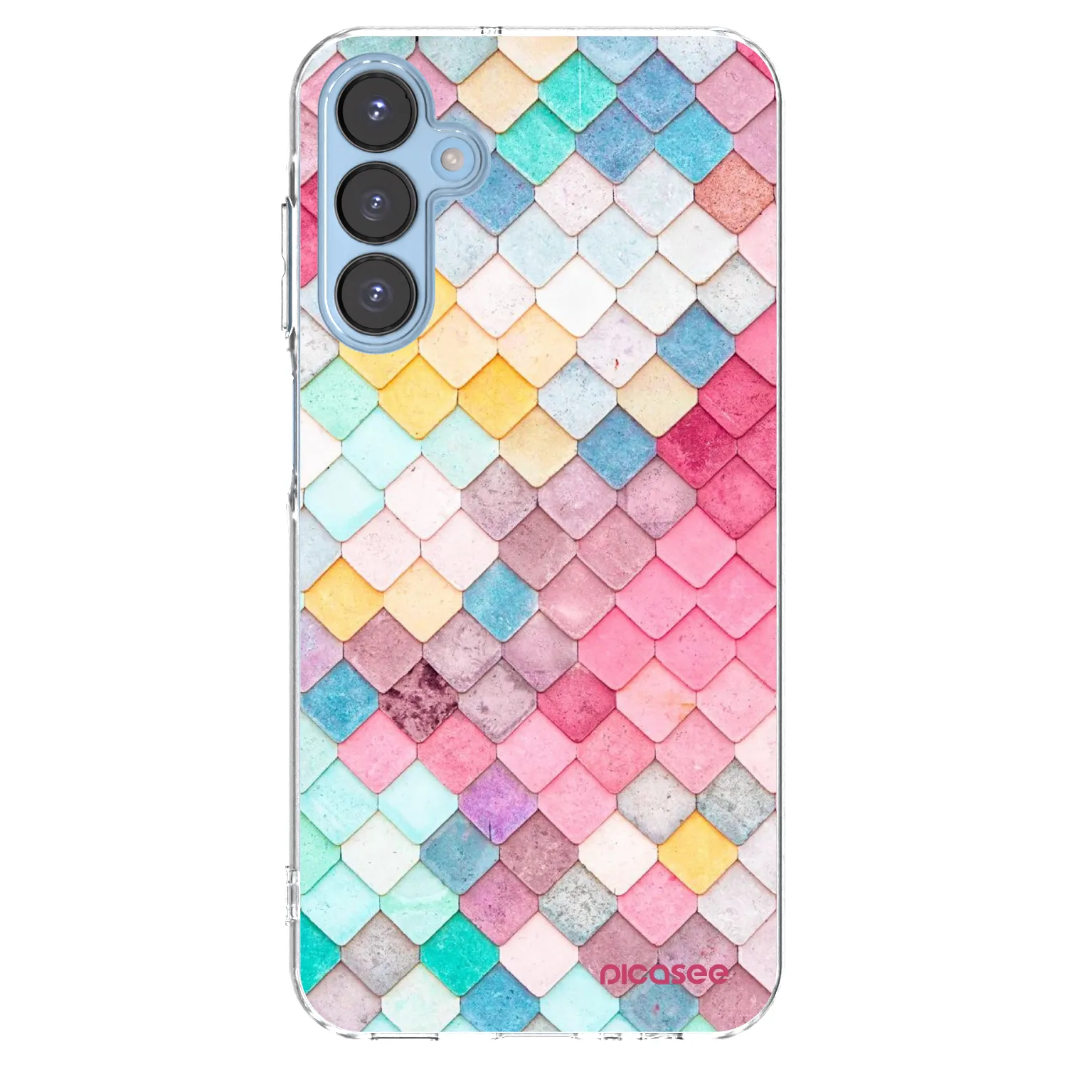 Picasee διαφανής θήκη σιλικόνης Samsung Galaxy A15 A156B 5G - Colorful roof