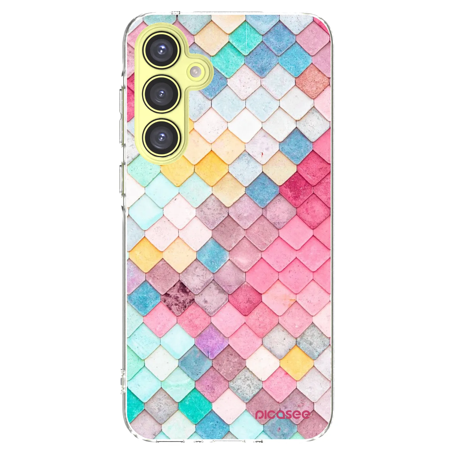Picasee διαφανής θήκη σιλικόνης Samsung Galaxy A35 5G A356B - Colorful roof