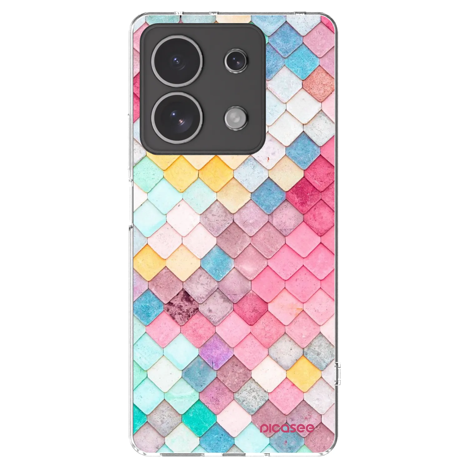 Picasee διαφανής θήκη σιλικόνης Xiaomi Redmi Note 13 4G - Colorful roof
