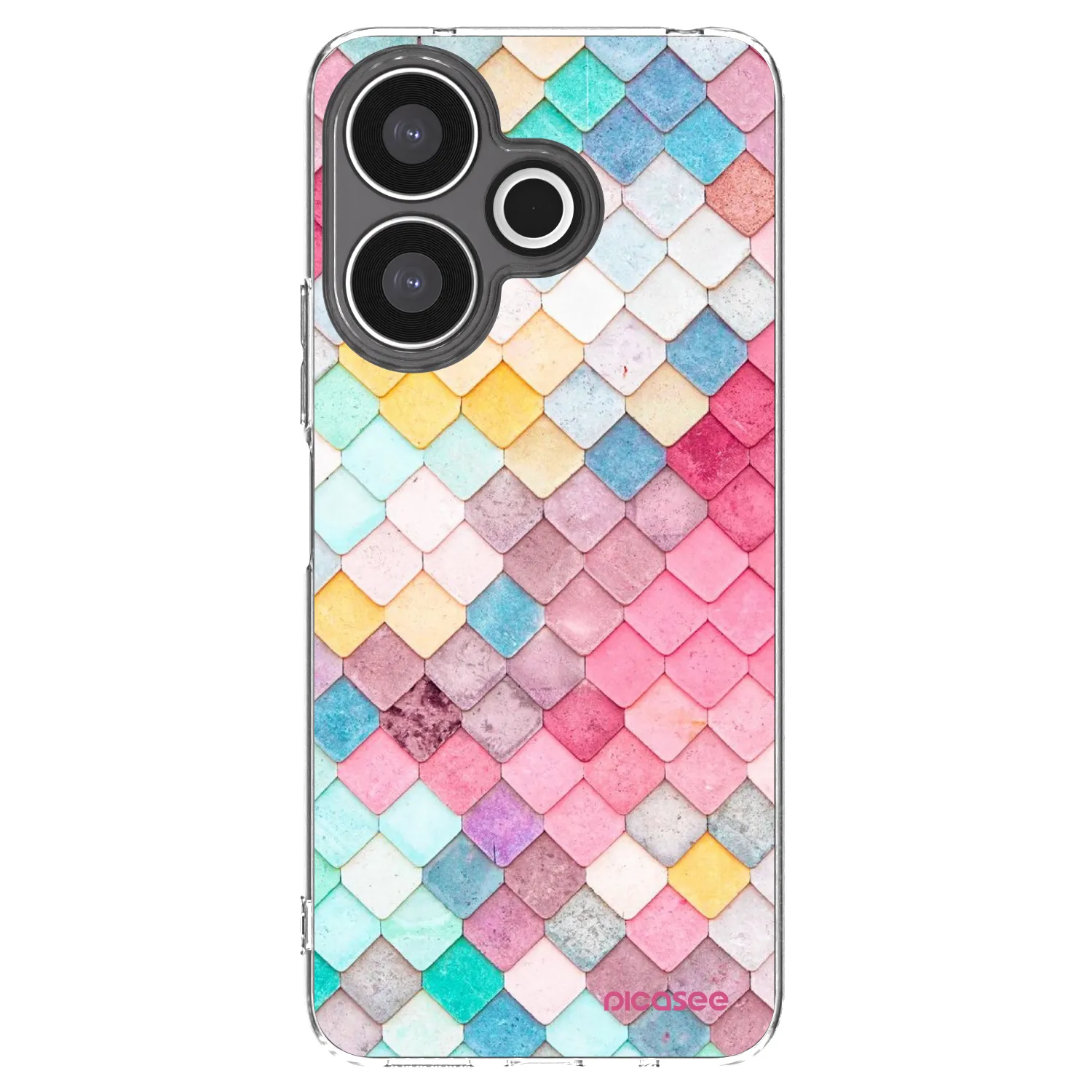 Picasee διαφανής θήκη σιλικόνης Xiaomi Redmi 13 4G - Colorful roof