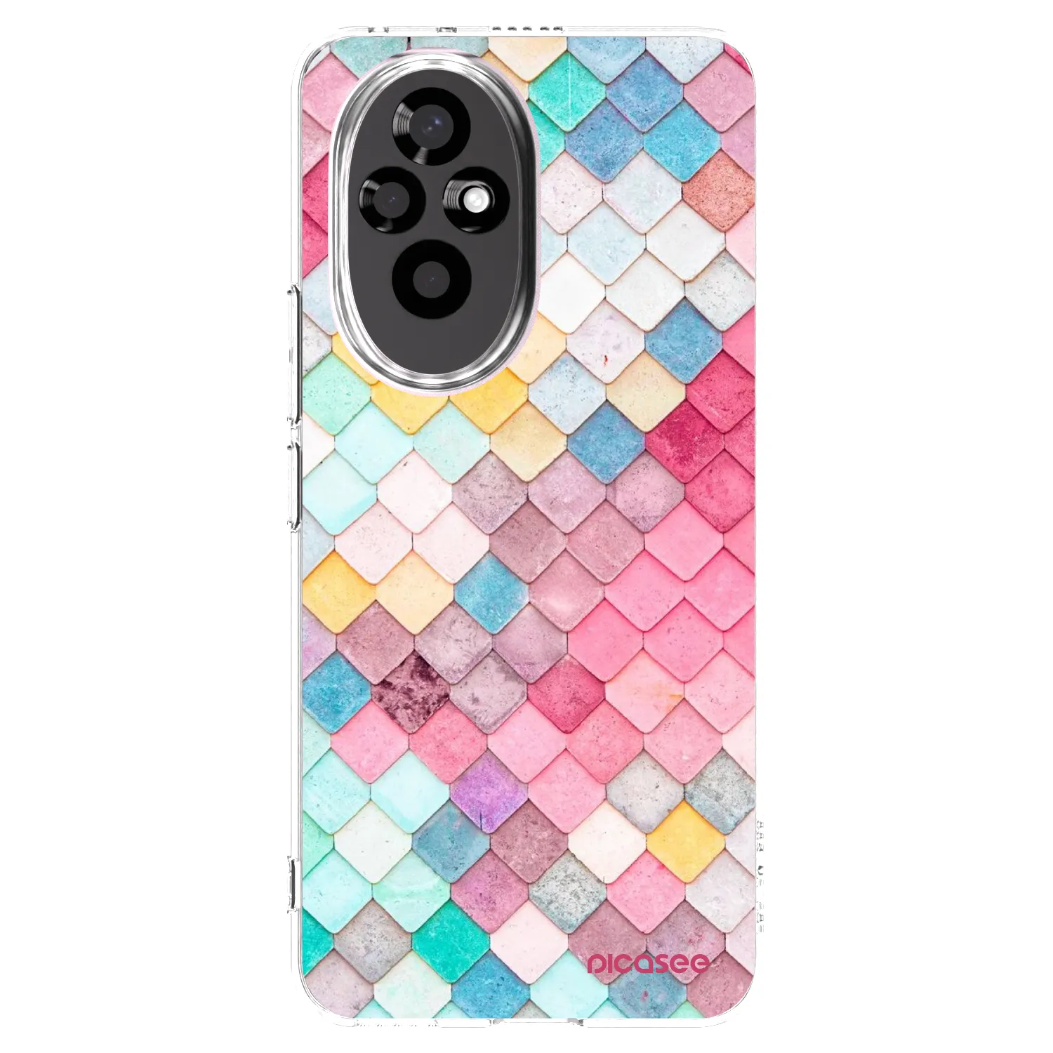 Picasee διαφανής θήκη σιλικόνης Honor 200 Pro 5G - Colorful roof