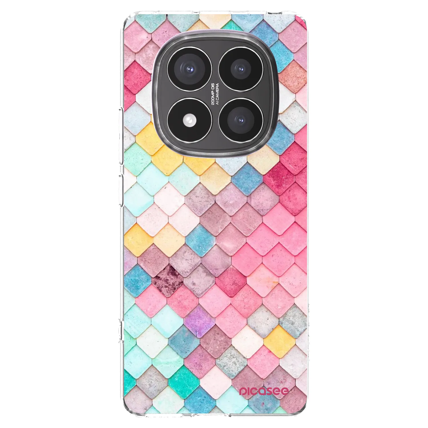 Picasee διαφανής θήκη σιλικόνης Xiaomi Redmi Note 14 Pro+ 5G - Colorful roof