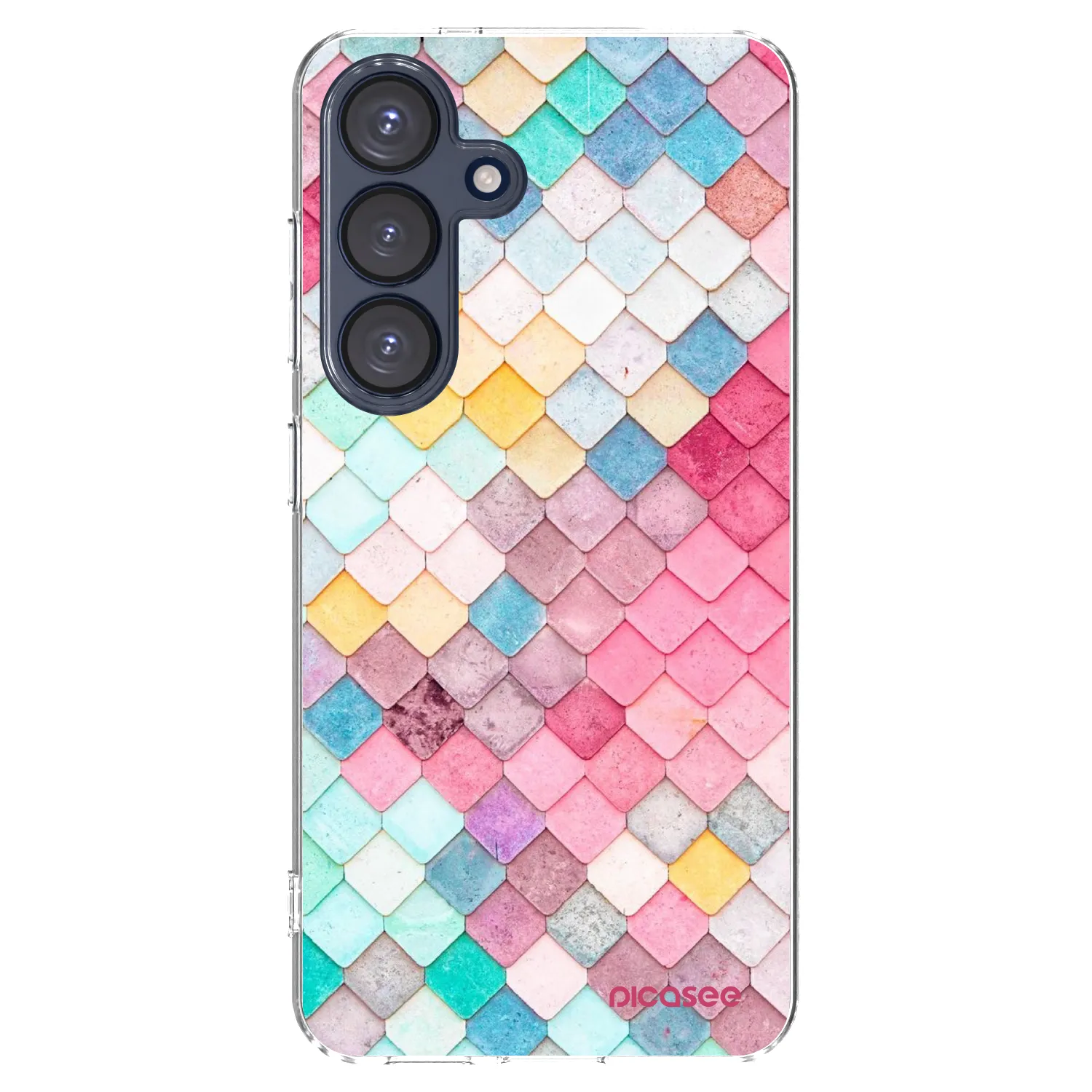Picasee διαφανής θήκη σιλικόνης Samsung Galaxy S25 5G - Colorful roof