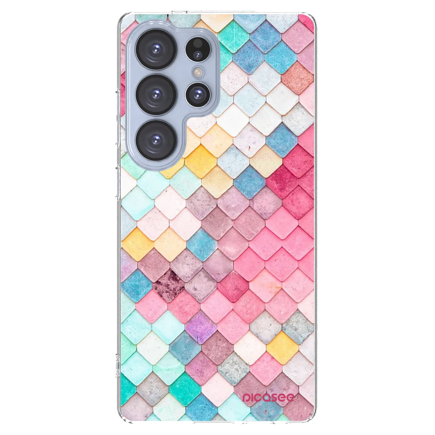 Picasee διαφανής θήκη σιλικόνης Samsung Galaxy S25 Ultra 5G - Colorful roof