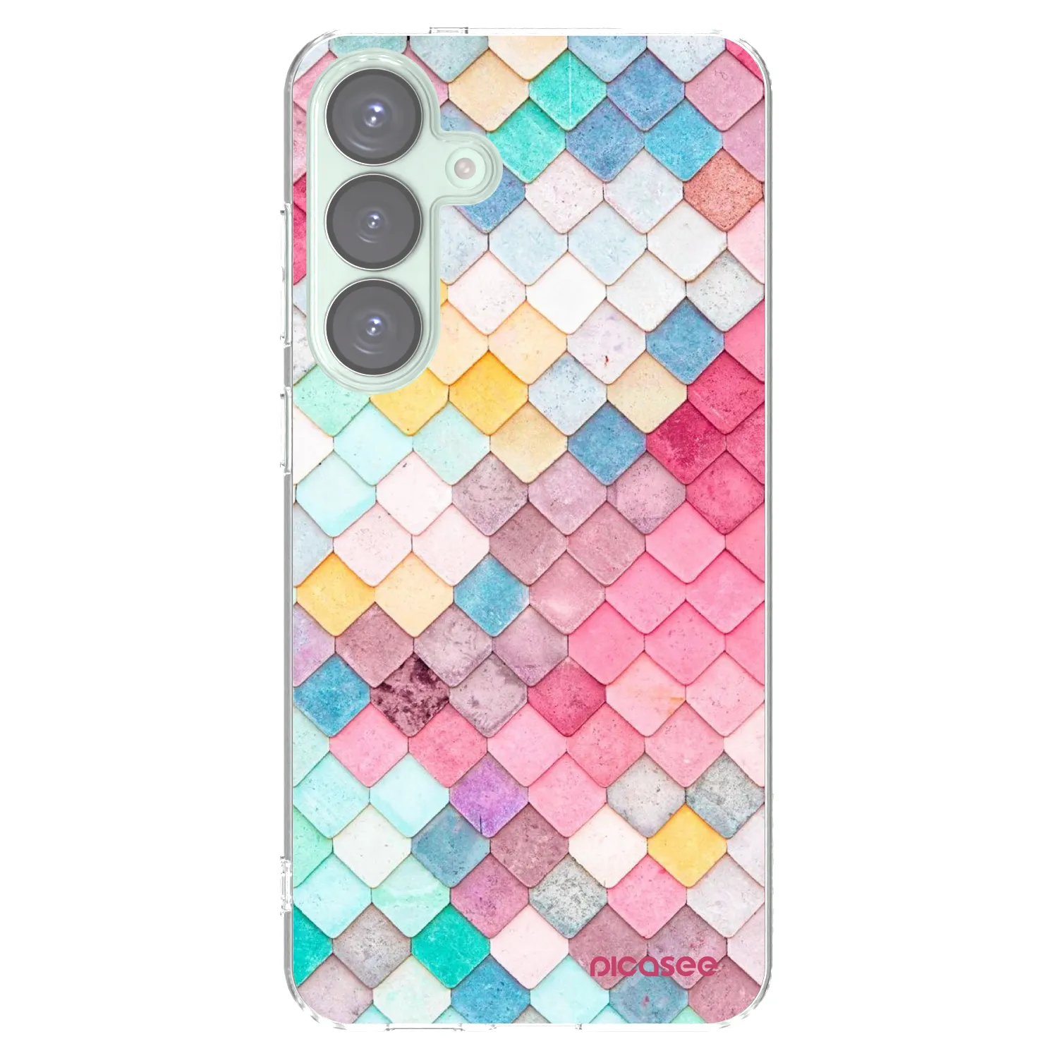 Picasee διαφανής θήκη σιλικόνης Samsung Galaxy S25+ 5G - Colorful roof