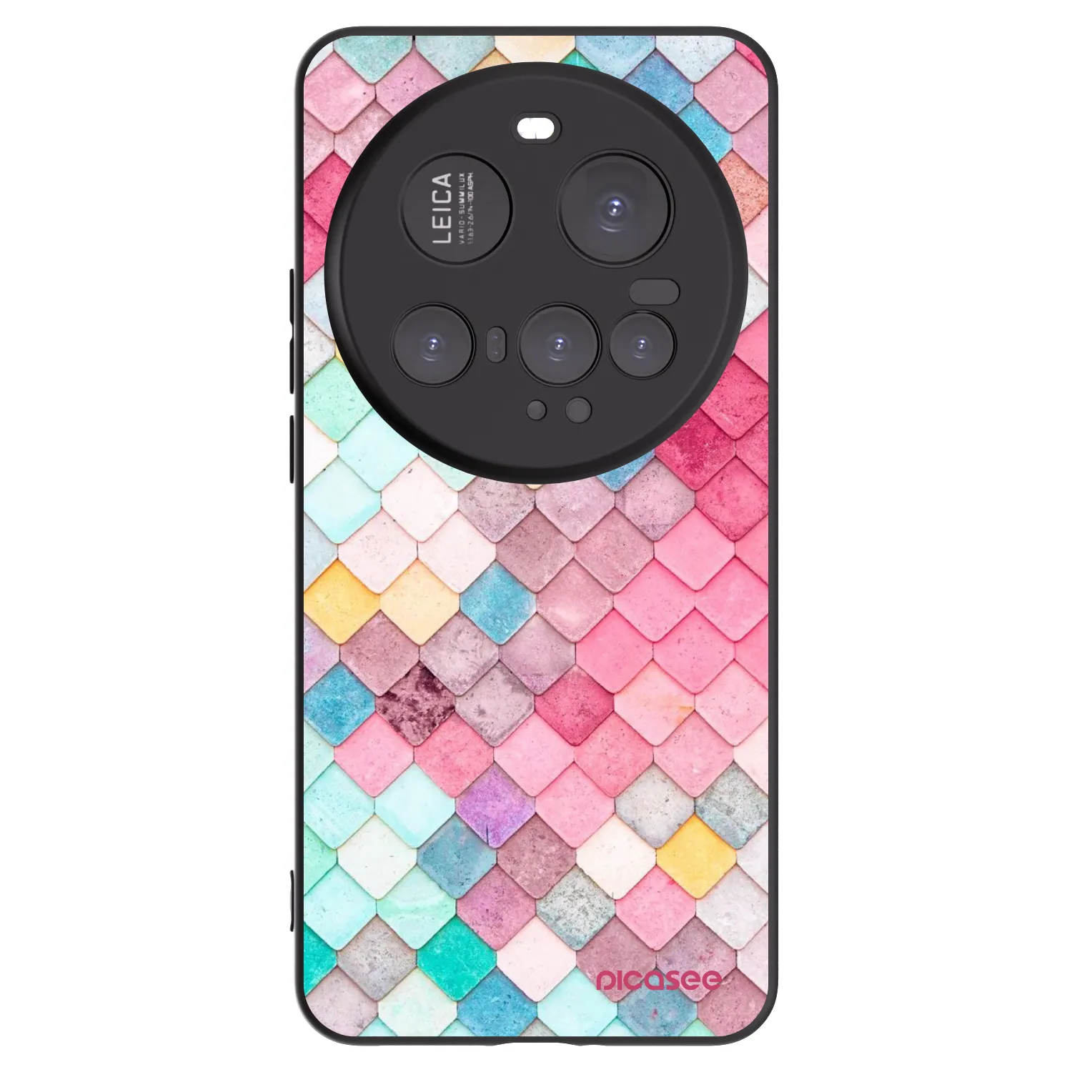 Picasee Μαύρη θήκη σιλικόνης για Xiaomi 15 Ultra - Colorful roof