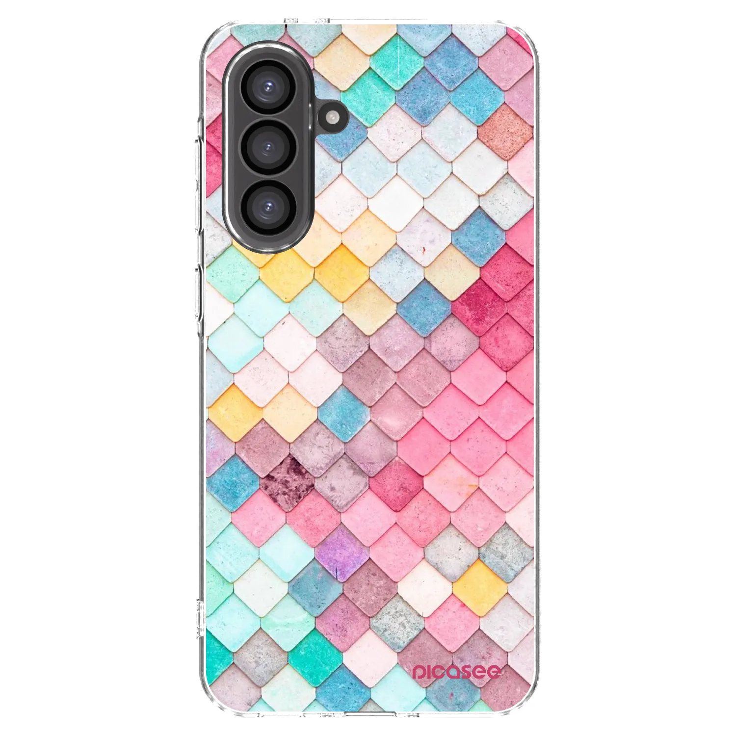Picasee διαφανής θήκη σιλικόνης Samsung Galaxy A56 5G A566B - Colorful roof