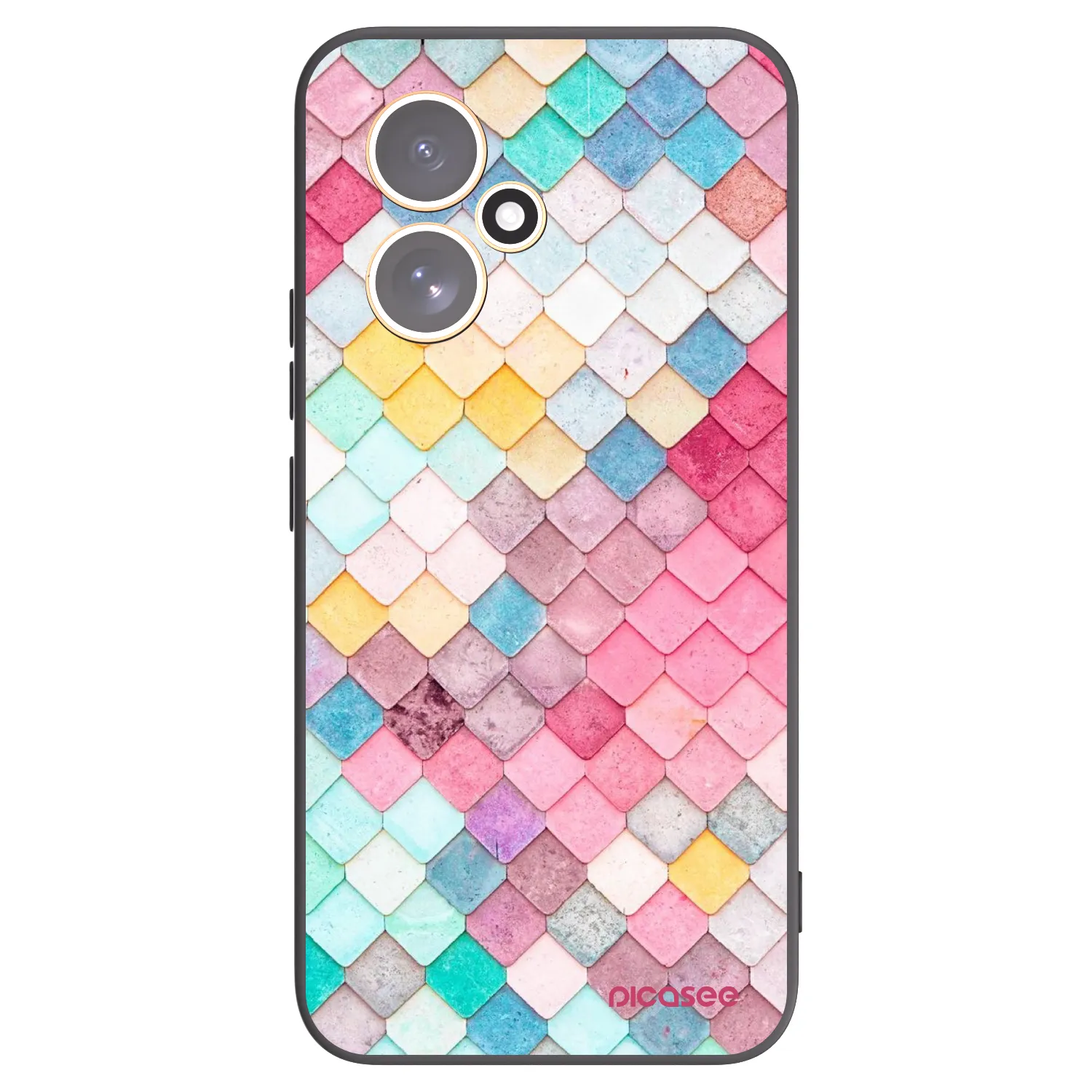 Picasee Μαύρη θήκη σιλικόνης για Honor 400 5G - Colorful roof