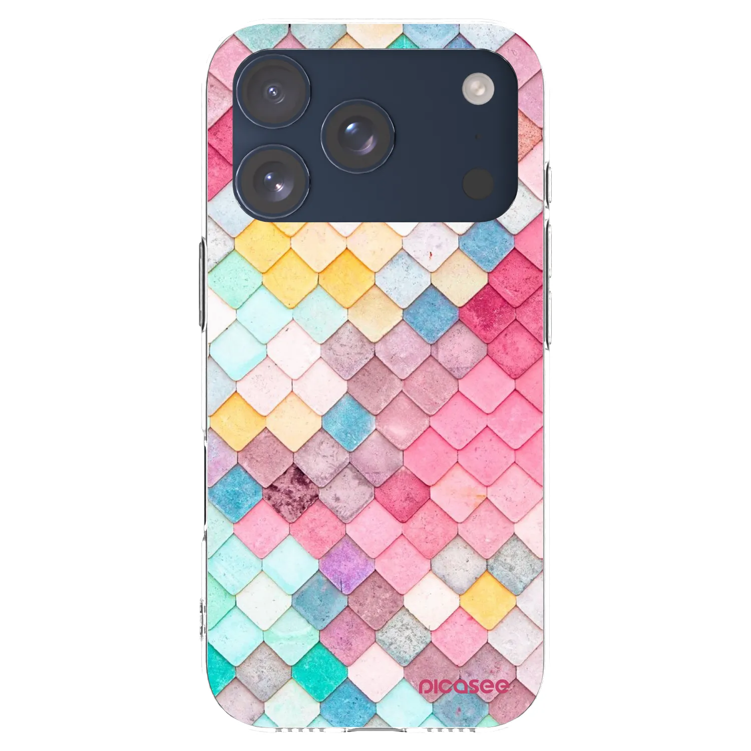 Picasee διαφανής θήκη σιλικόνης Apple iPhone 17 Pro - Colorful roof