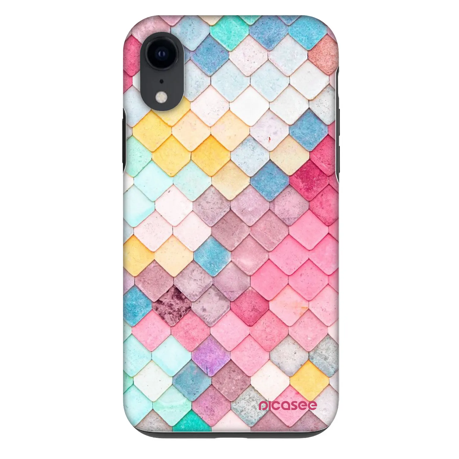 Picasee Fashion Case για Apple iPhone XR - Colorful roof