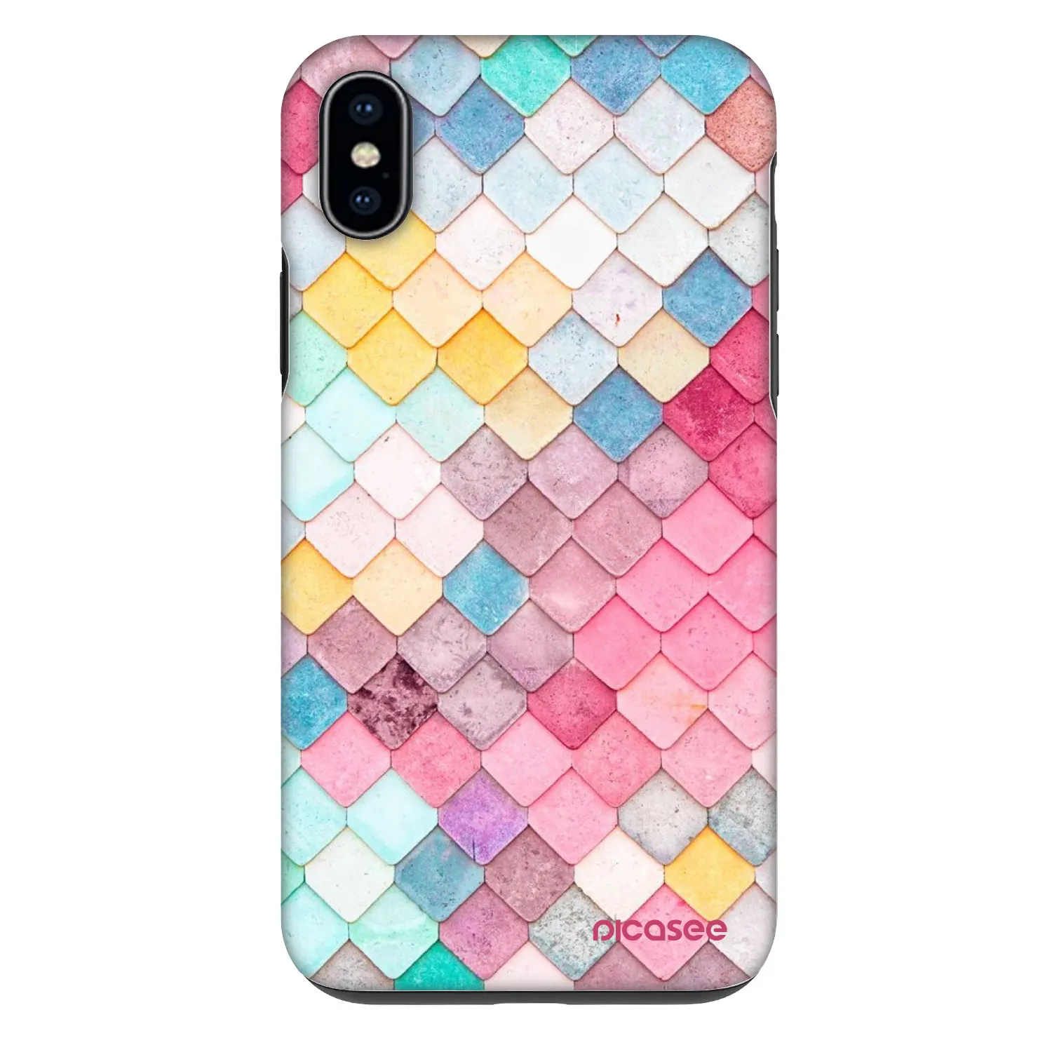 Picasee Fashion Case για Apple iPhone XS Max - Colorful roof