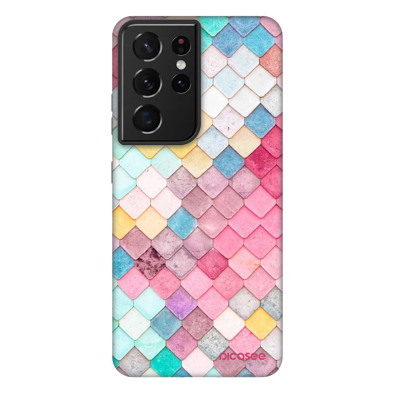Picasee Fashion Case για Samsung Galaxy S21 Ultra 5G G998B - Colorful roof
