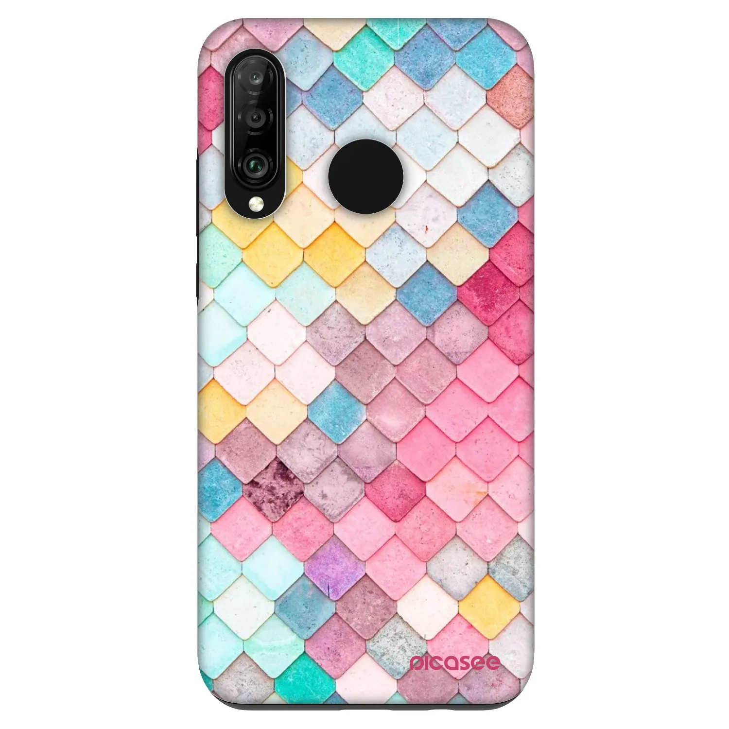 Picasee Fashion Case για Huawei P30 Lite - Colorful roof