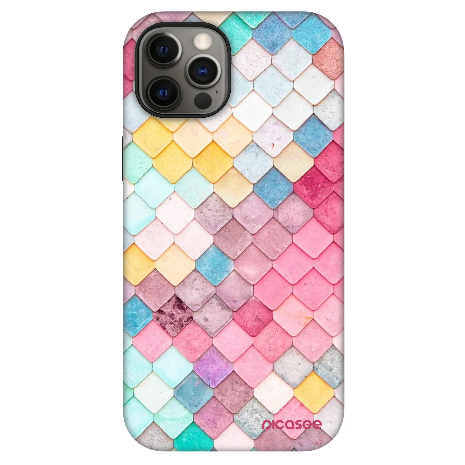Picasee Fashion Case MagSafe για Apple iPhone 12 - Colorful roof