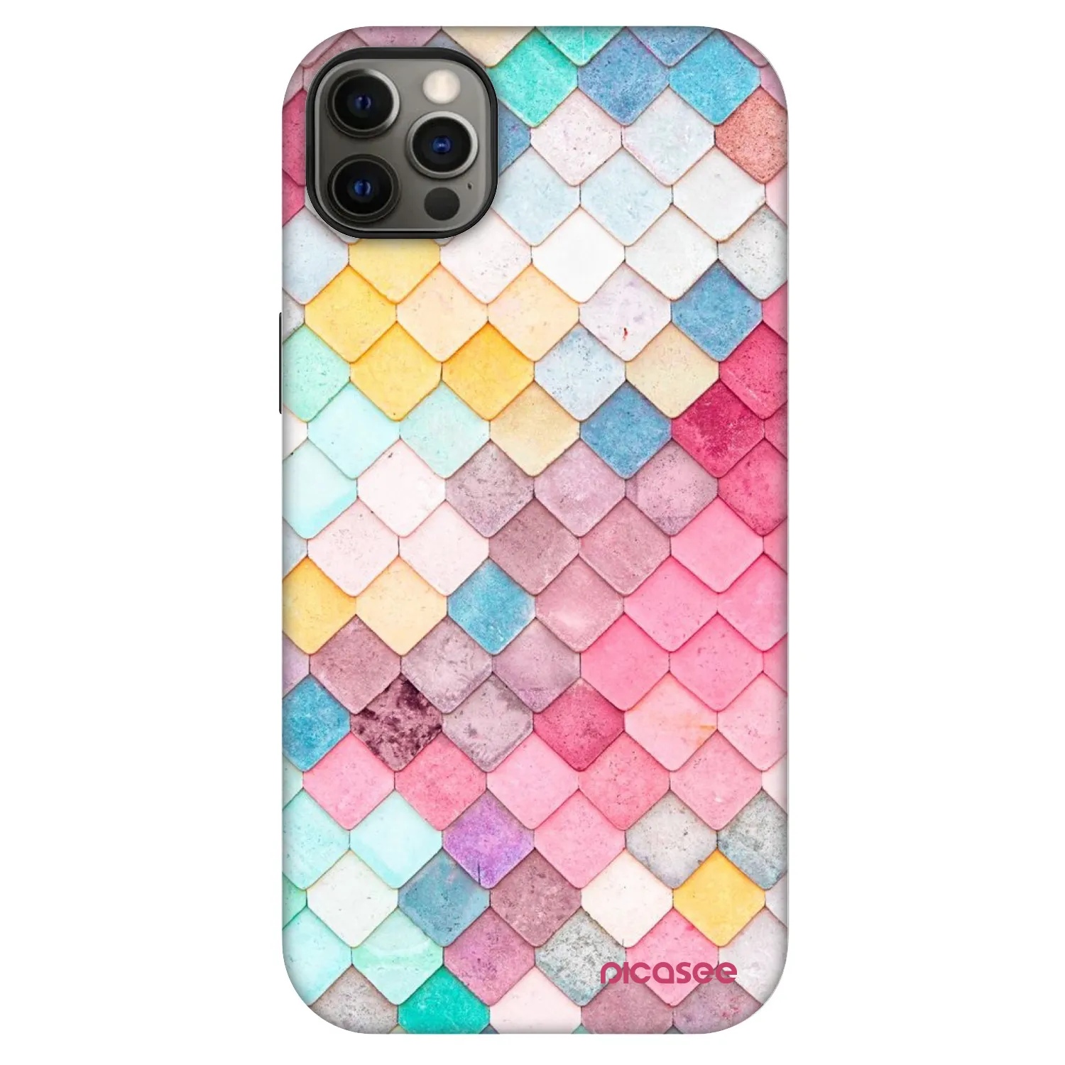 Picasee Fashion Case MagSafe για Apple iPhone 12 Pro Max - Colorful roof